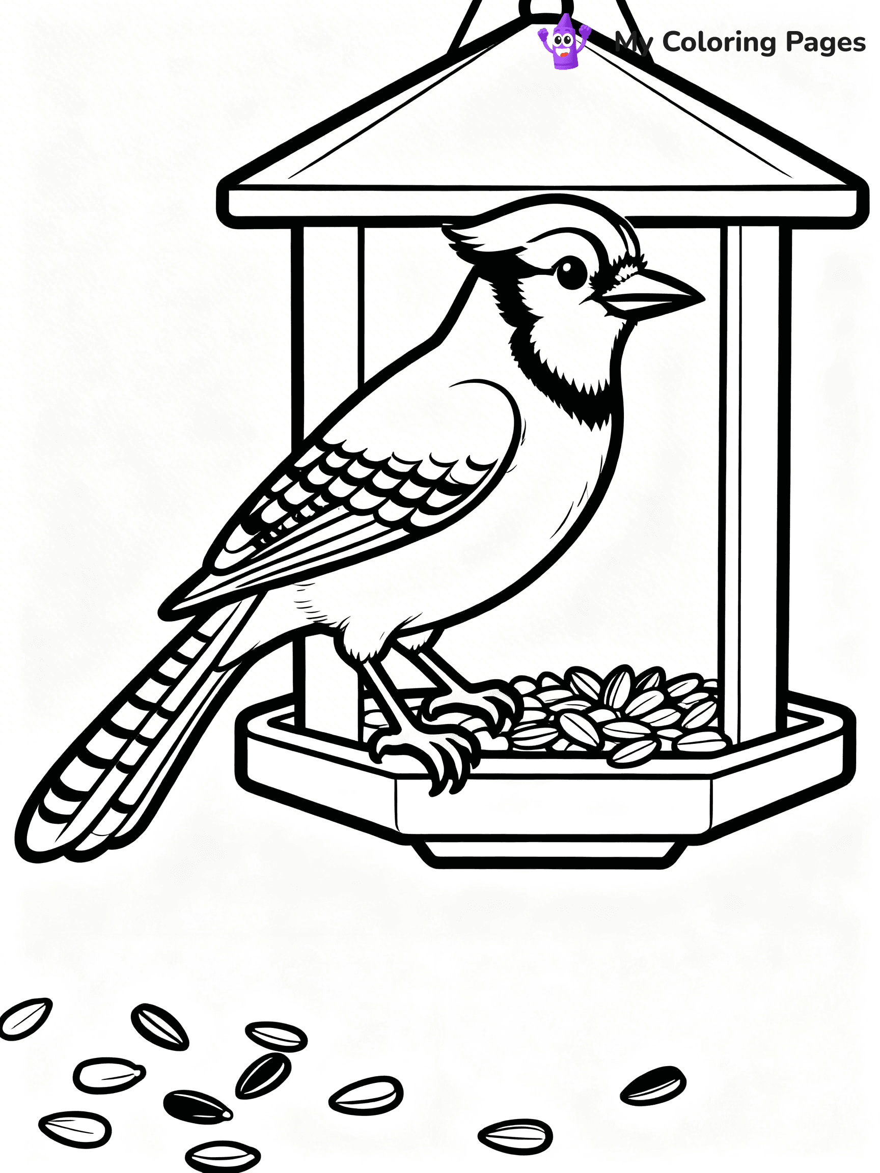 Blue Jay Coloring Pages - 7