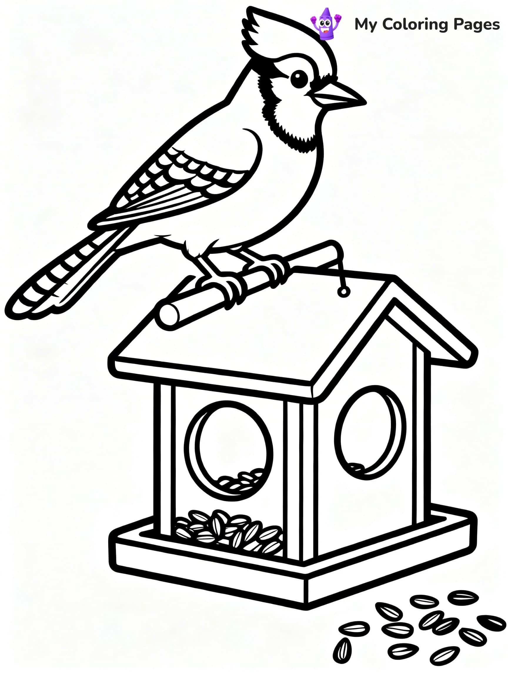 Blue Jay Coloring Pages - 6