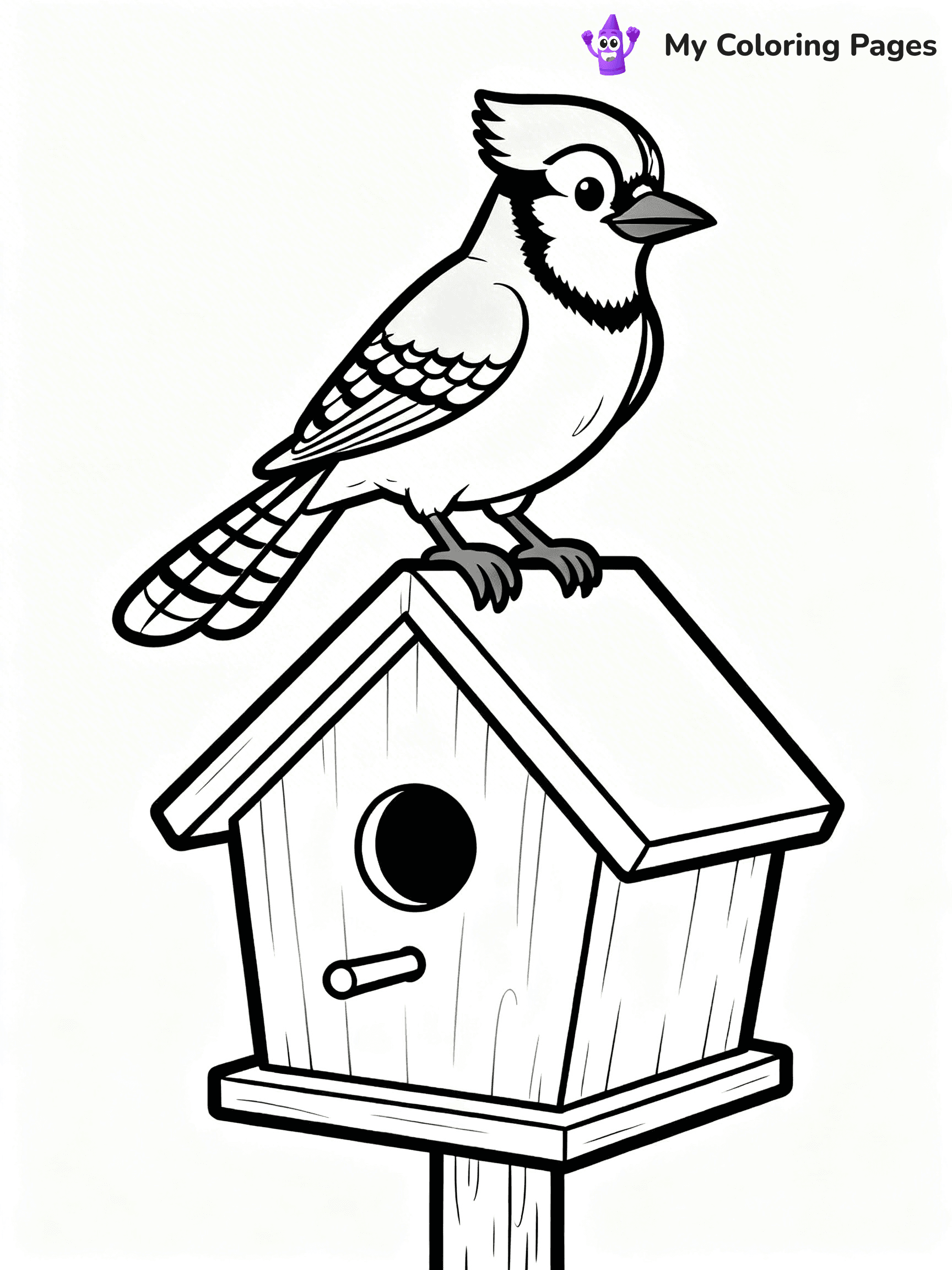 Blue Jay Coloring Pages - 5