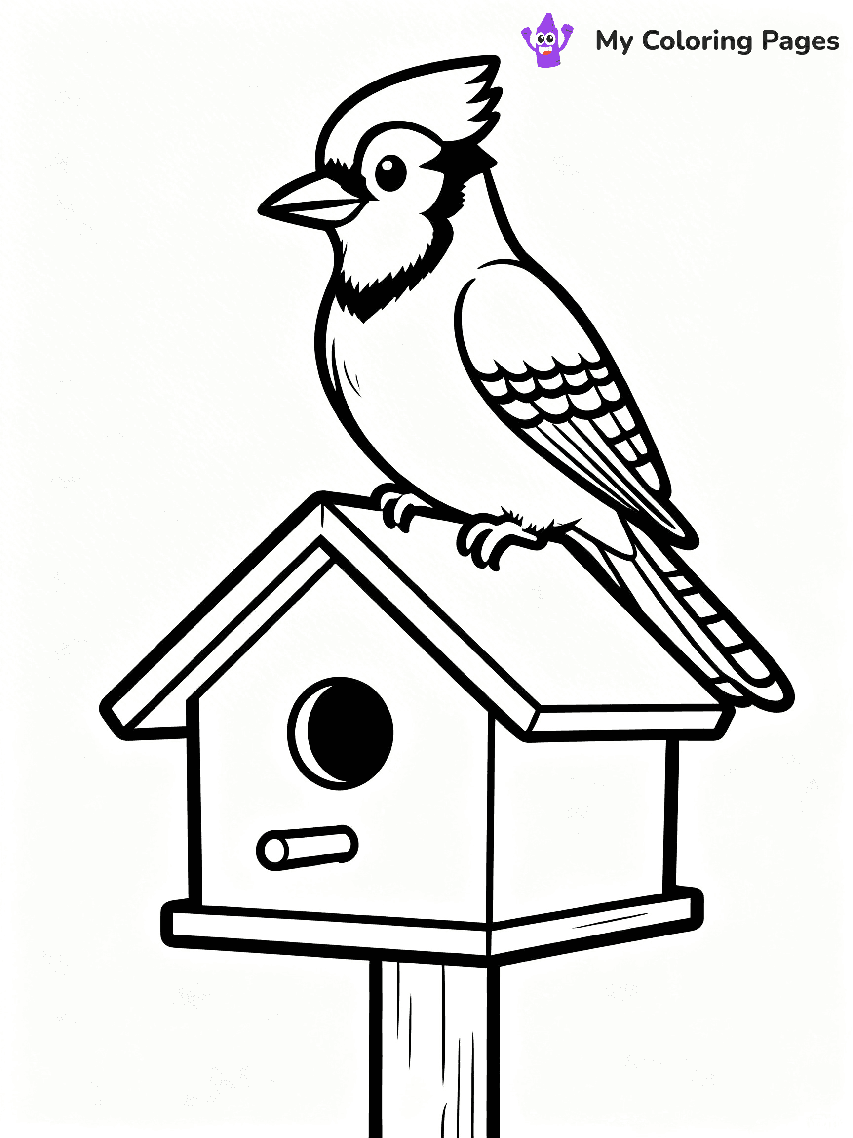 Blue Jay Coloring Pages - 3