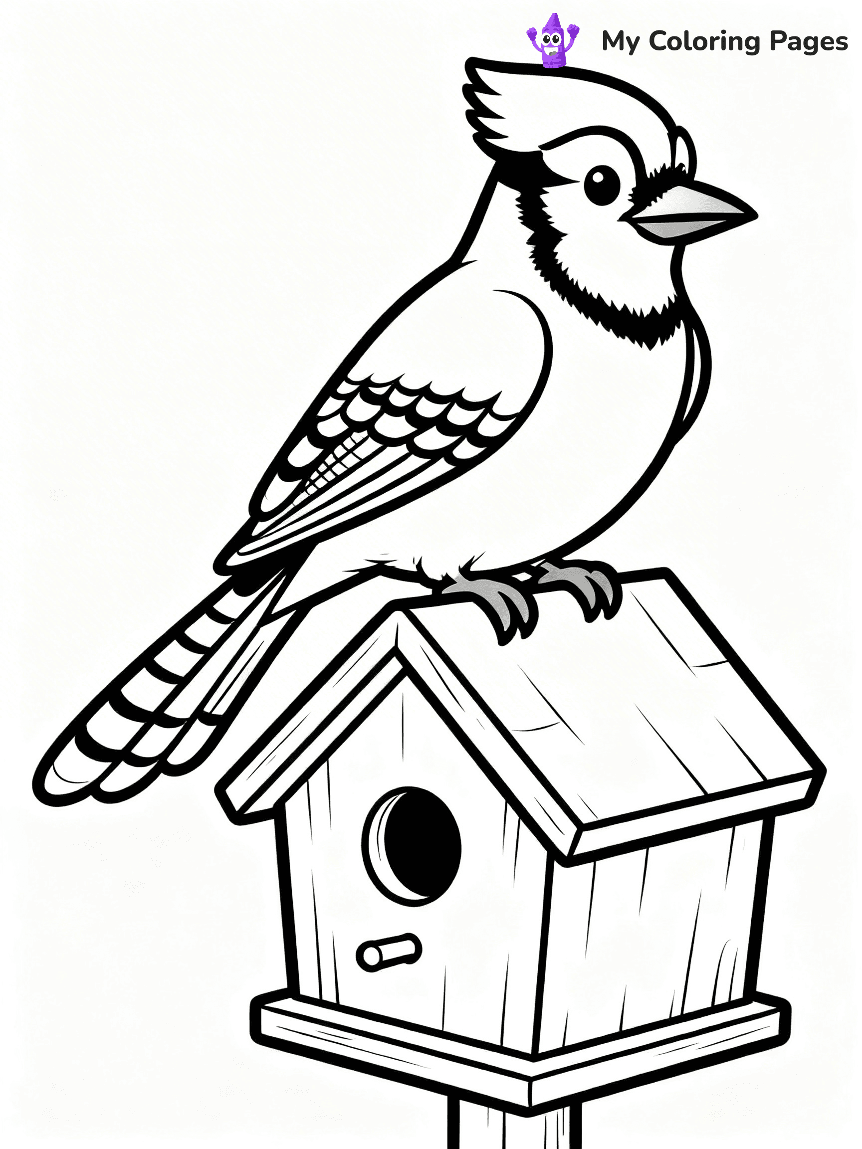 Blue Jay Coloring Pages - 2