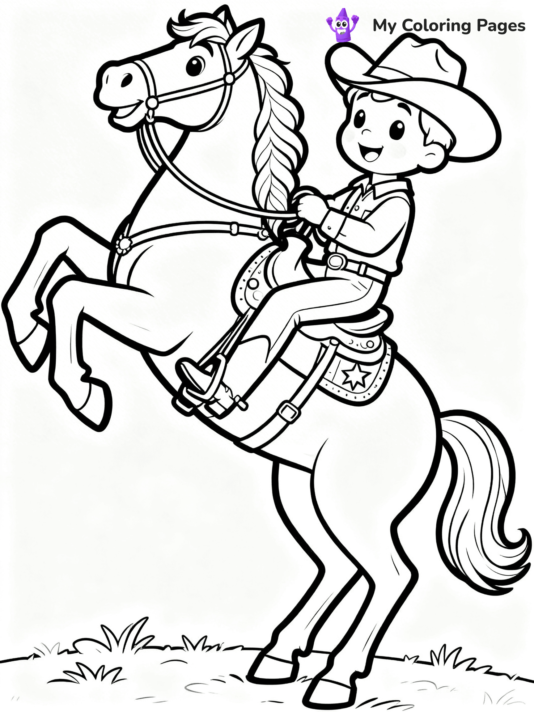 Rodeo Coloring Pages - 78