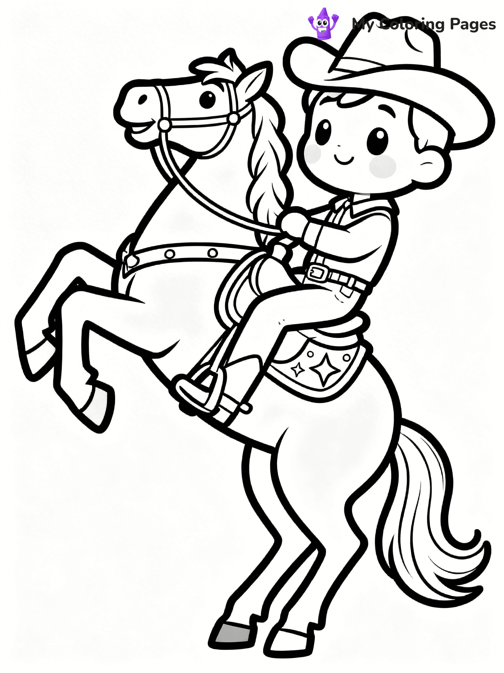 Rodeo Coloring Pages - 77