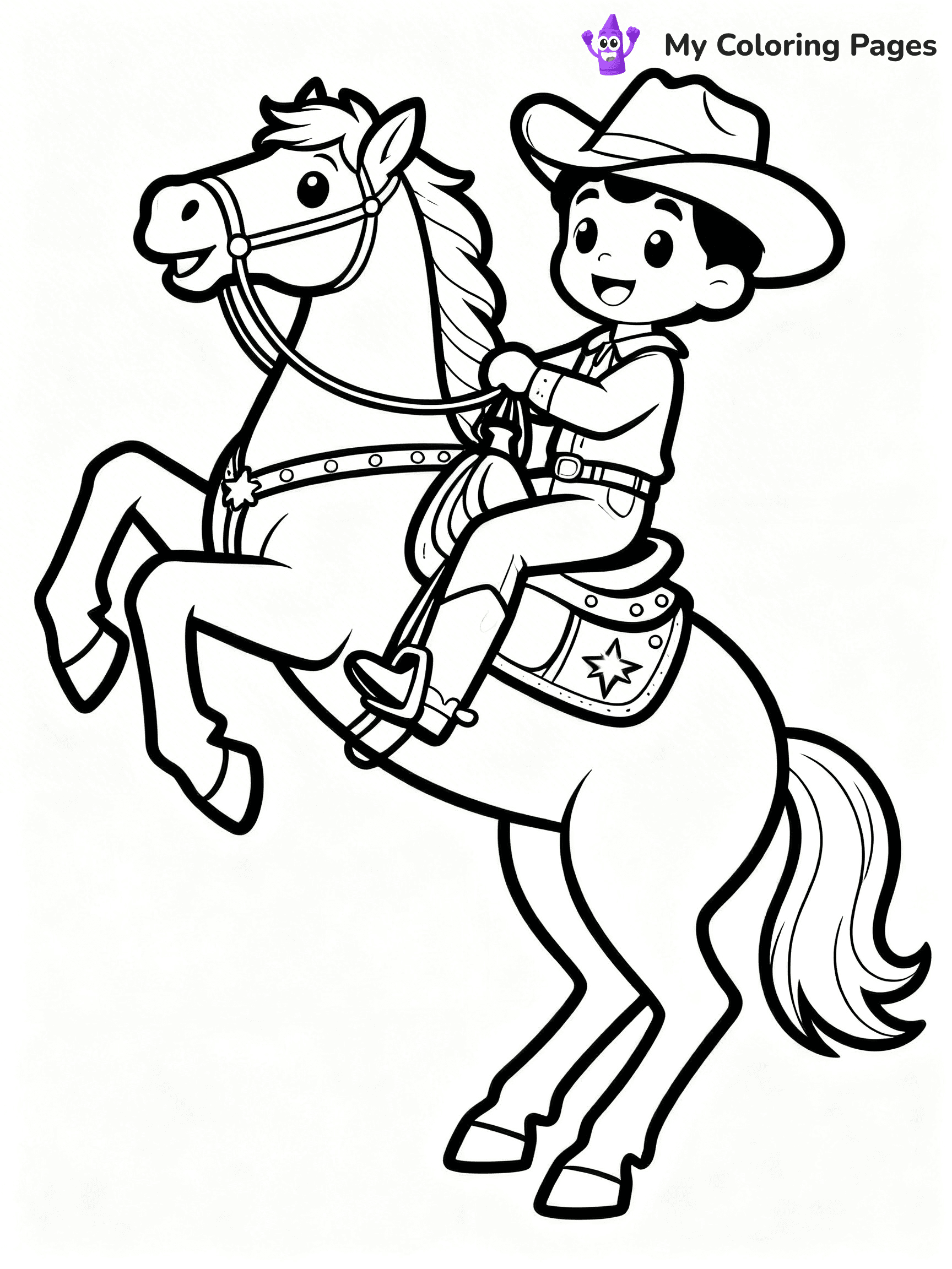 Rodeo Coloring Pages - 76
