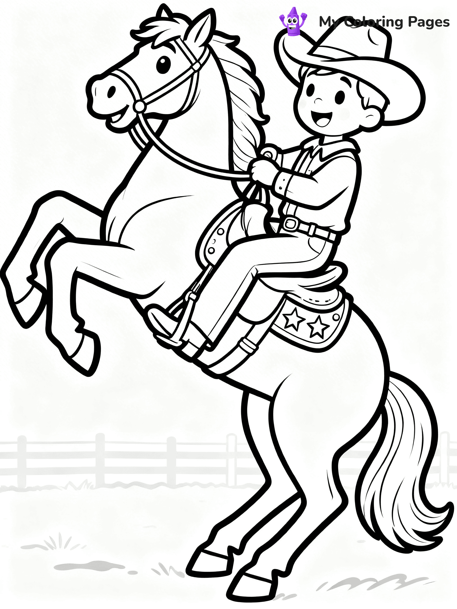 Rodeo Coloring Pages - 75