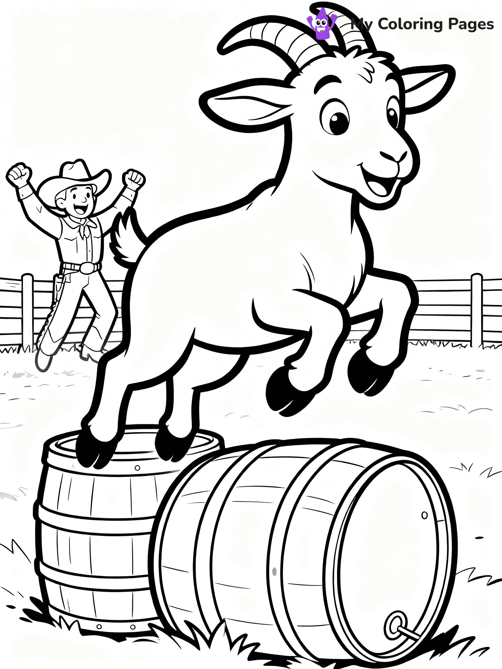 Rodeo Coloring Pages - 57