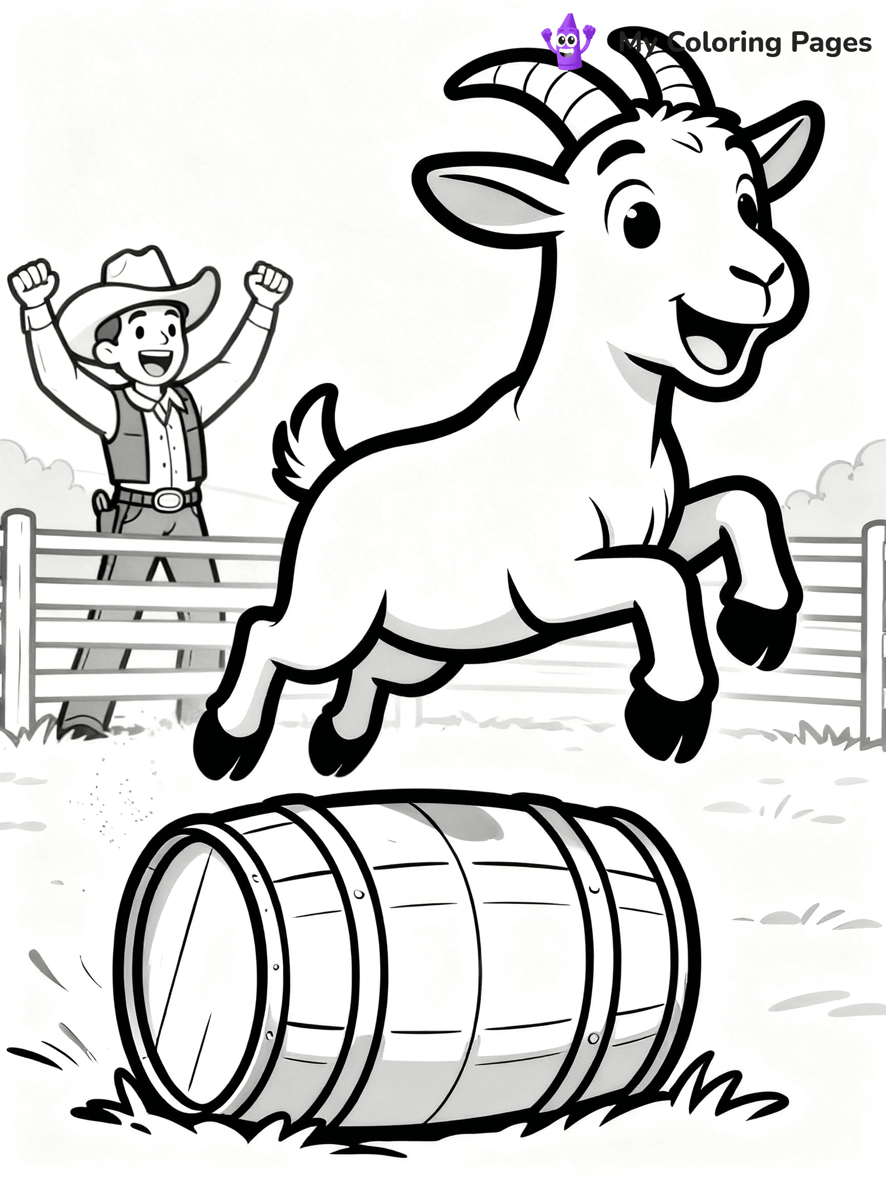 Rodeo Coloring Pages - 56