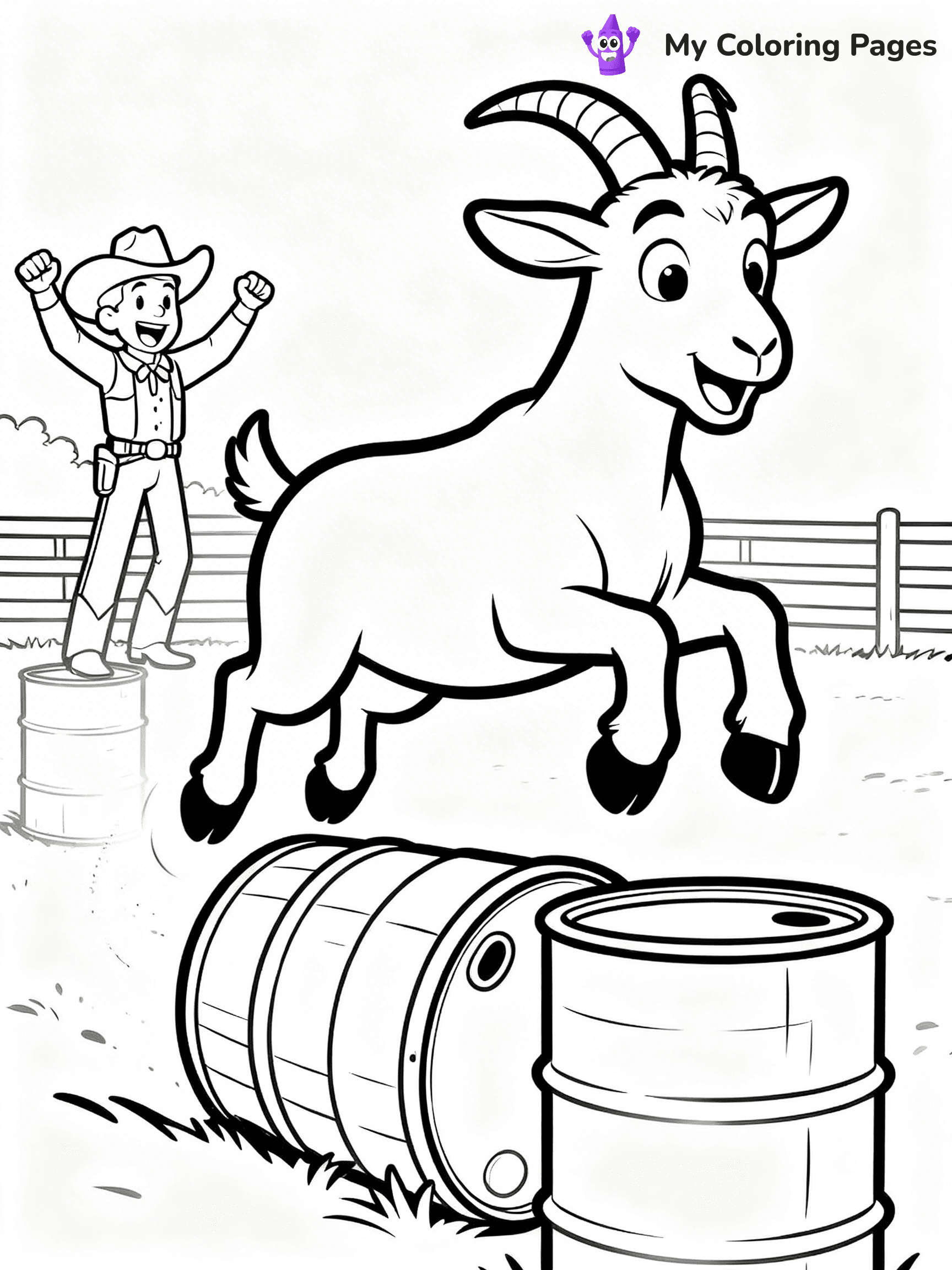 Rodeo Coloring Pages - 54