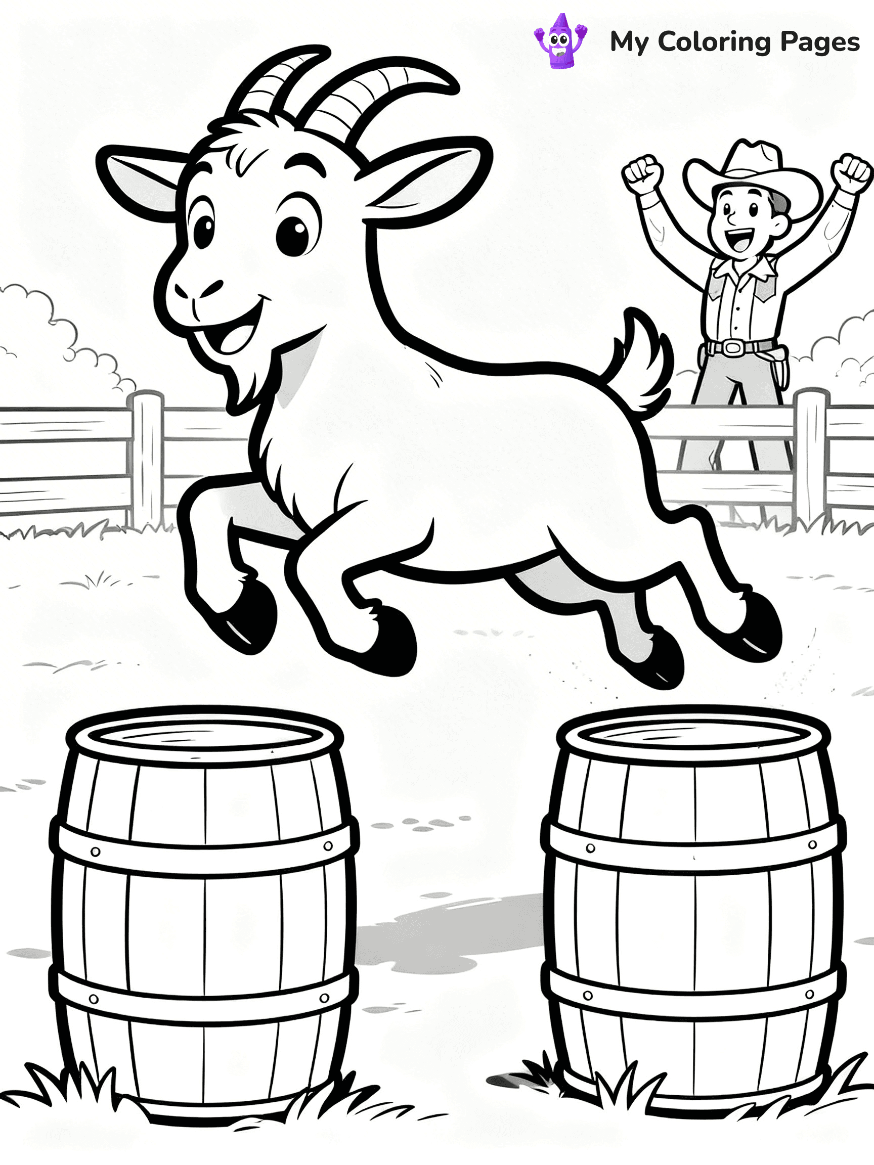 Rodeo Coloring Pages - 53