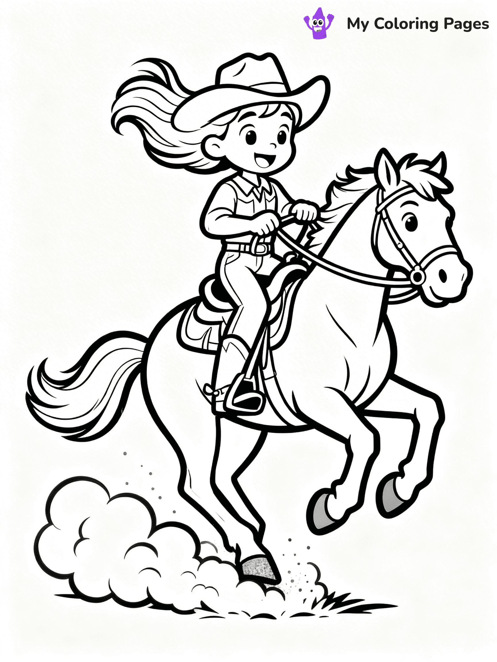 Rodeo Coloring Pages - 51