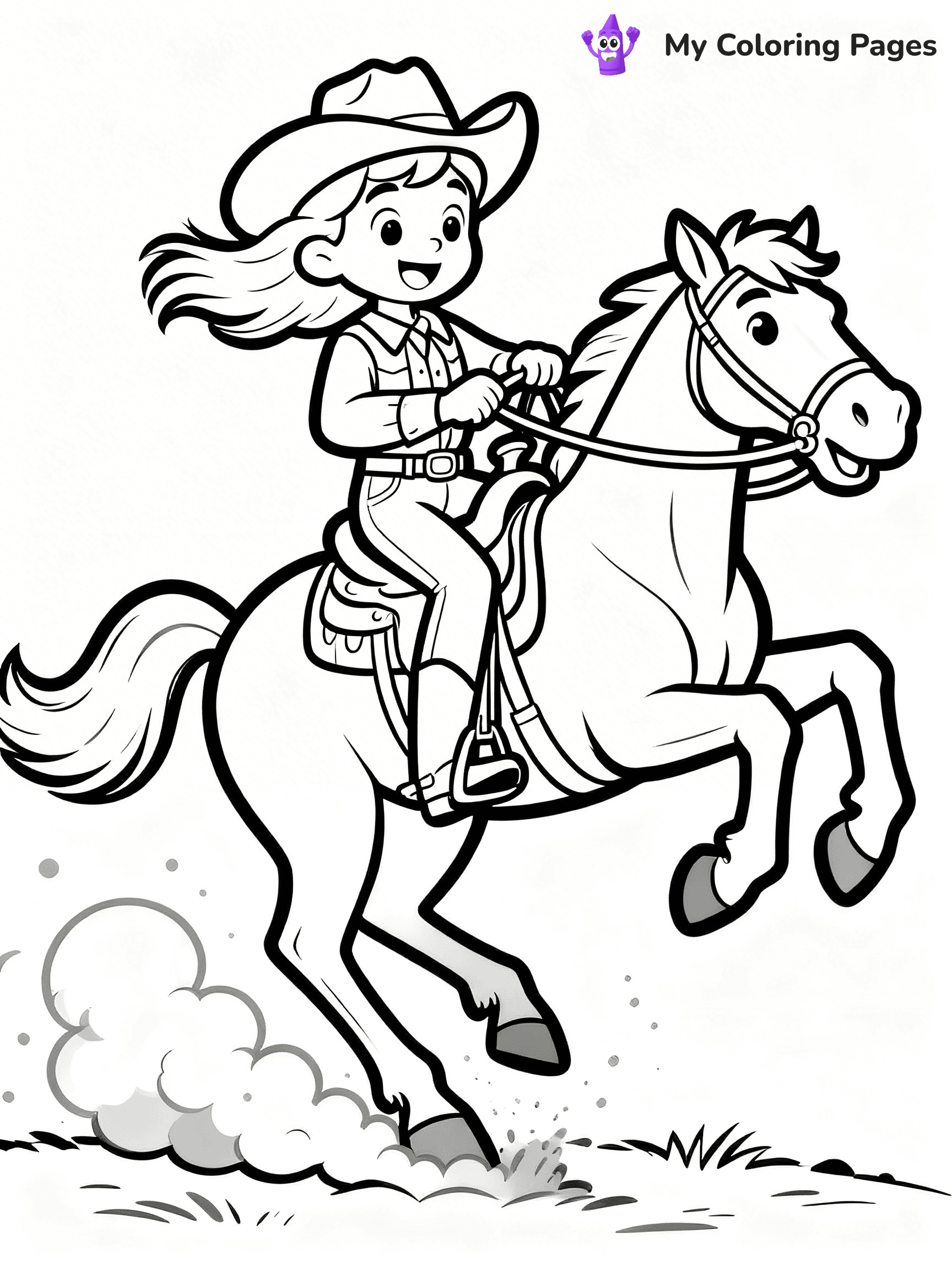 Rodeo Coloring Pages - 50