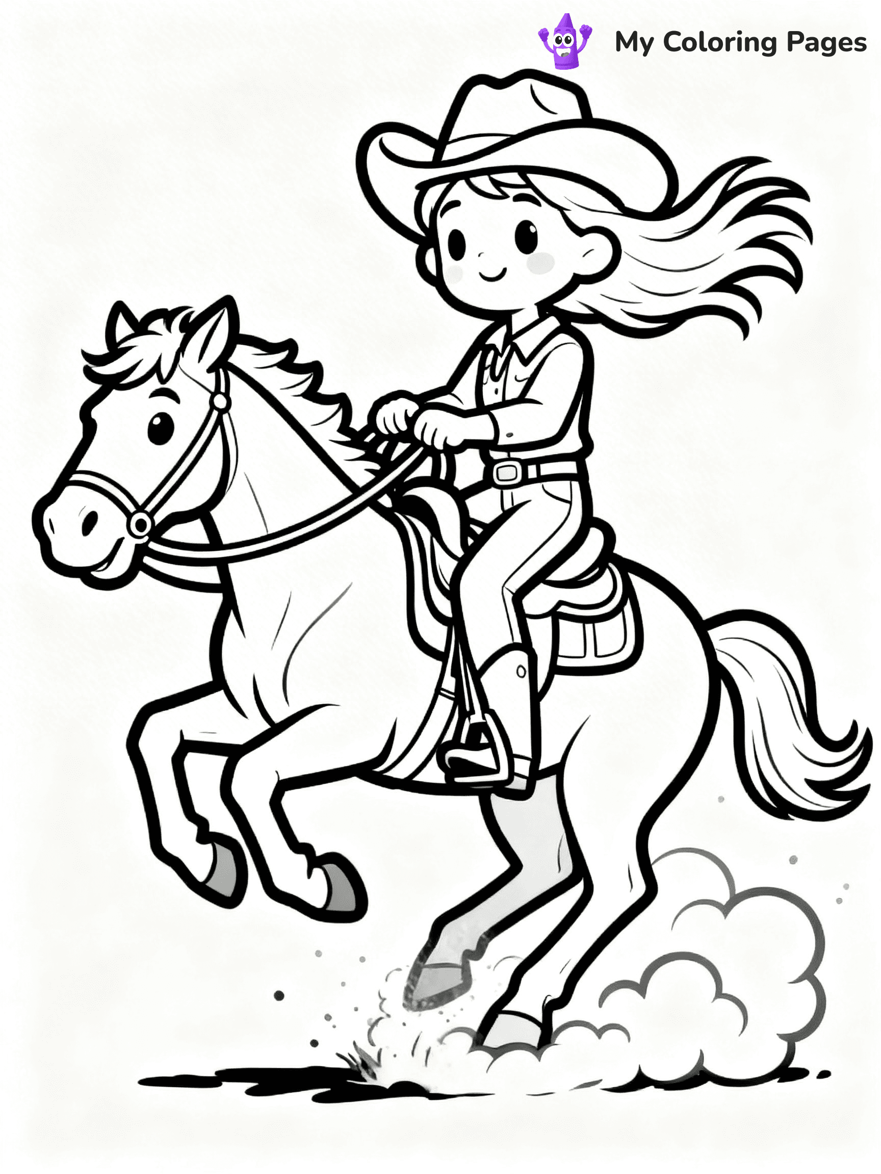 Rodeo Coloring Pages - 46