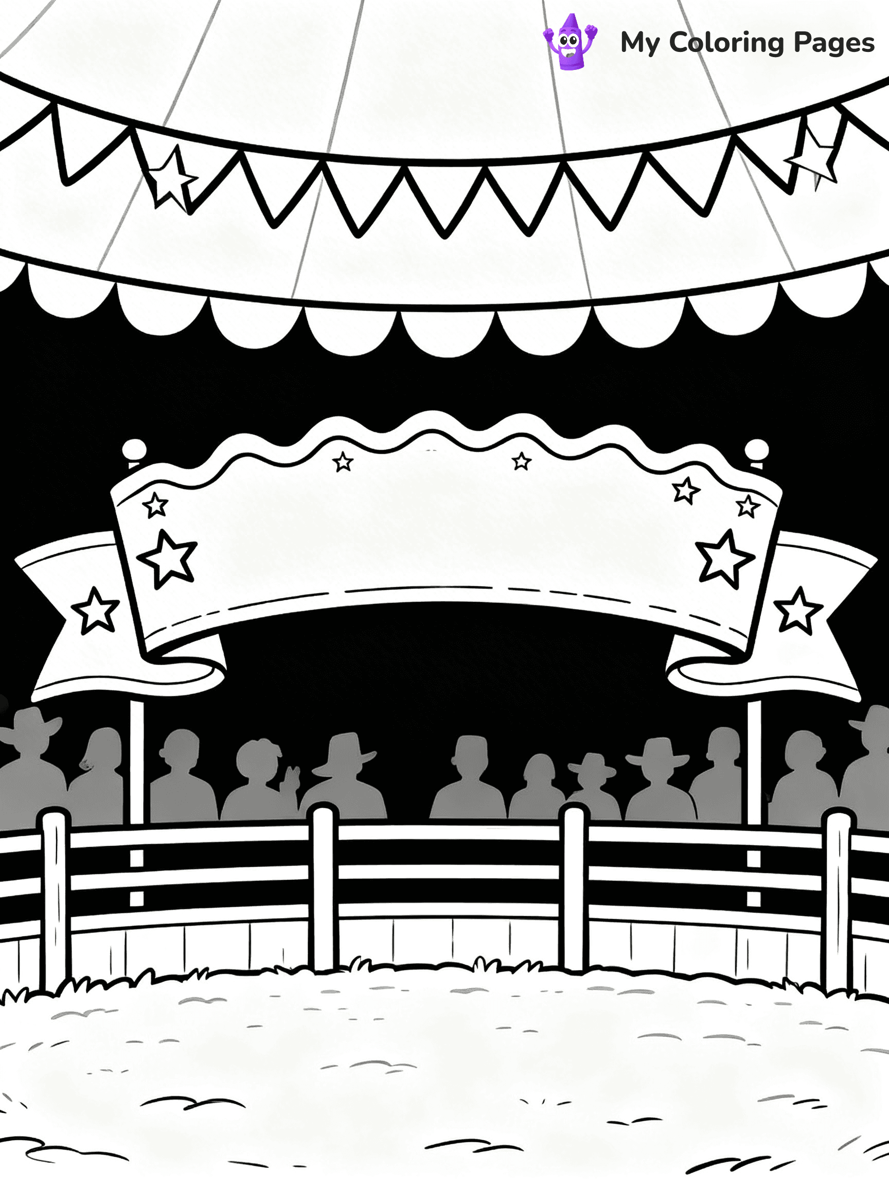 Rodeo Coloring Pages - 44