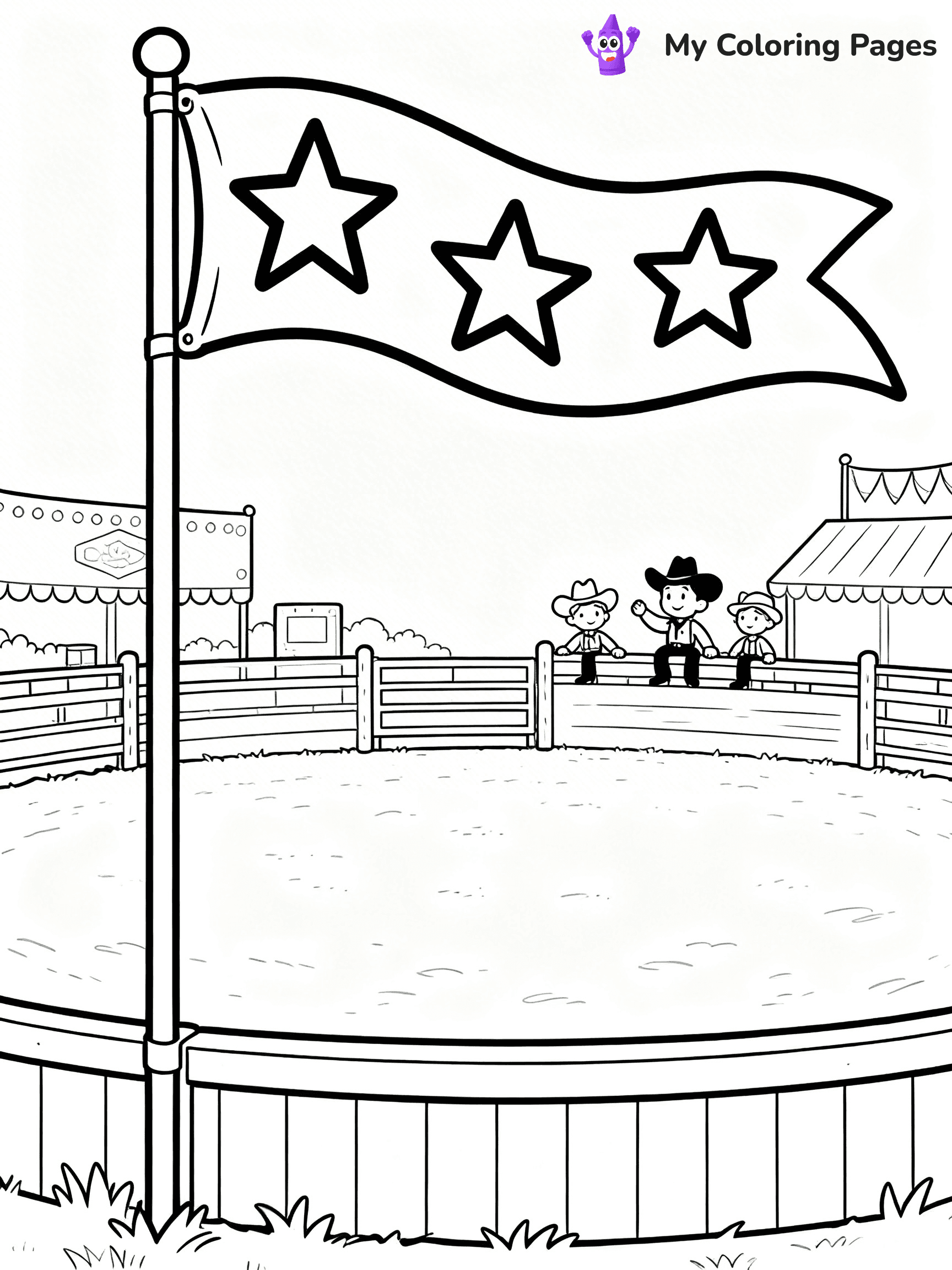 Rodeo Coloring Pages - 43