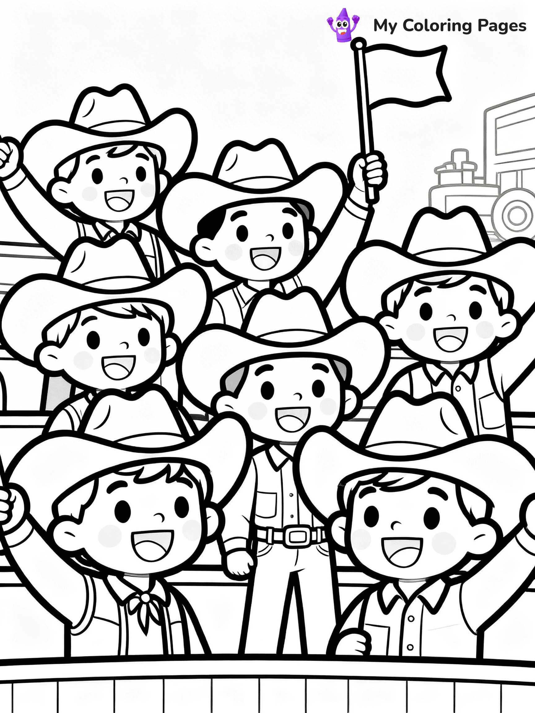 Rodeo Coloring Pages - 38