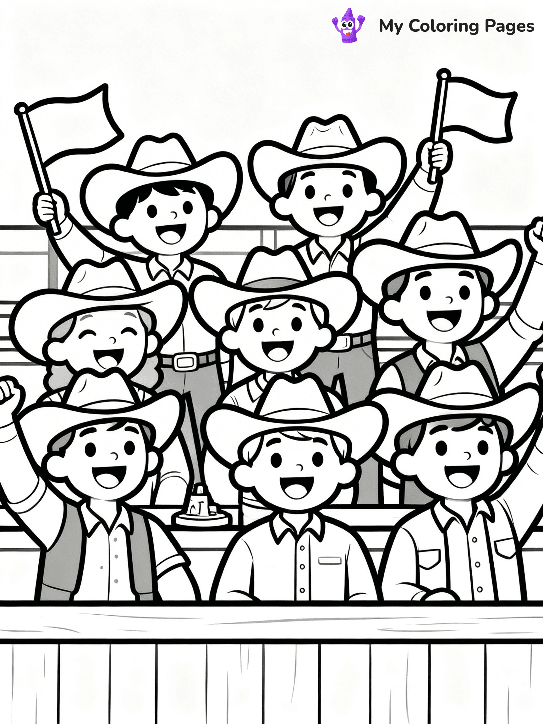 Rodeo Coloring Pages - 34