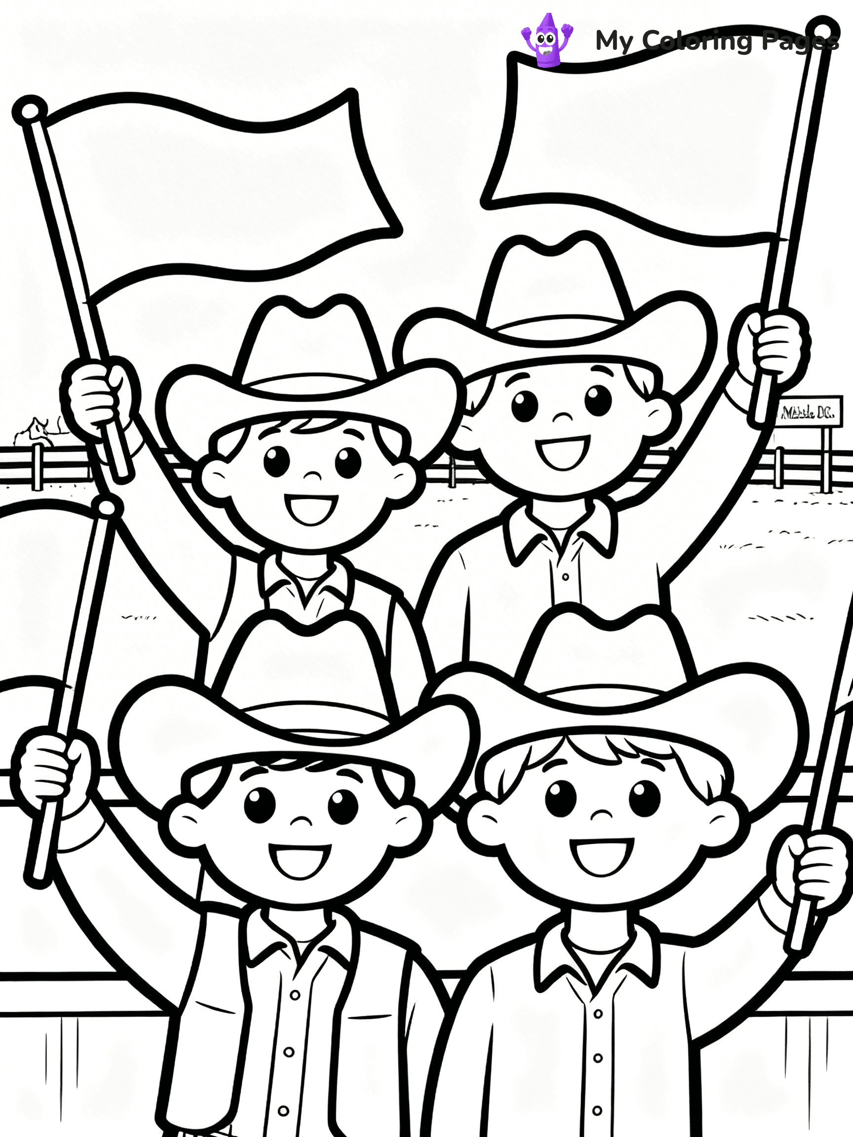 Rodeo Coloring Pages - 32