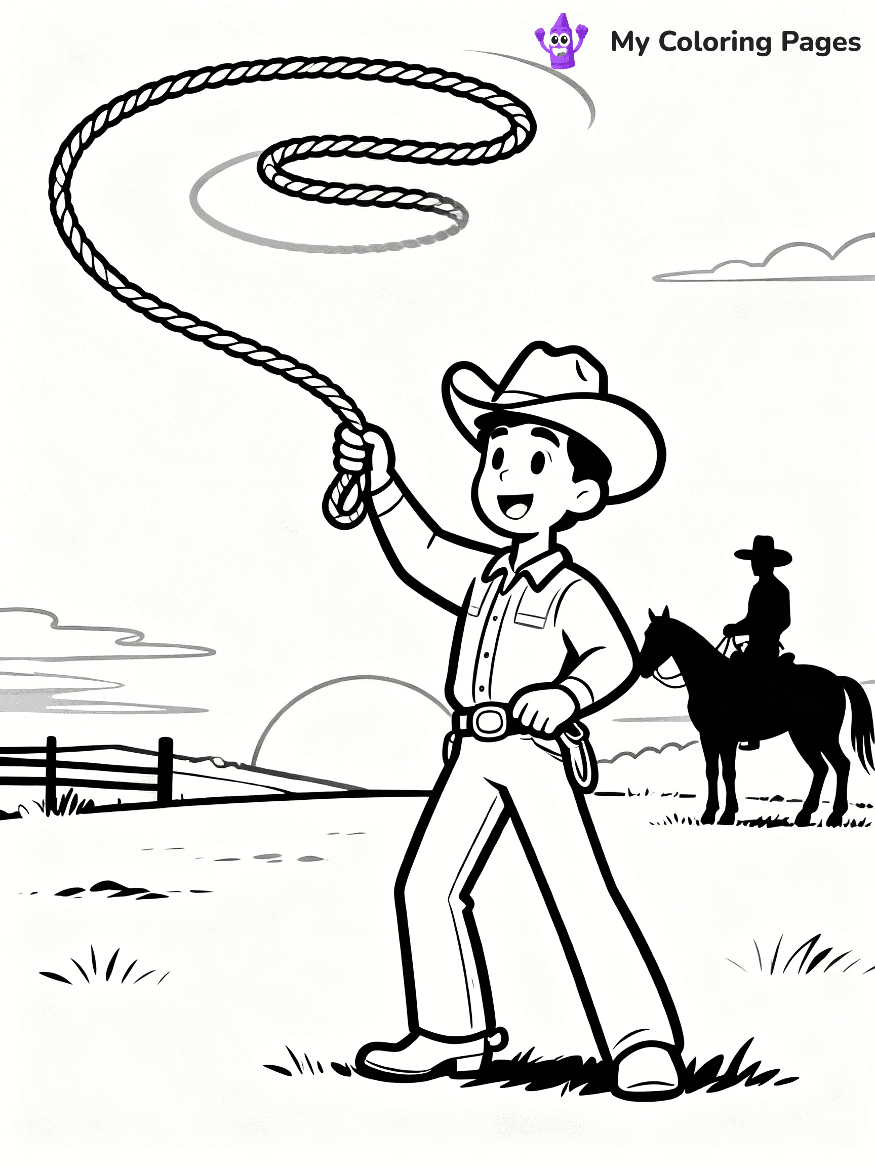 Rodeo Coloring Pages - 28