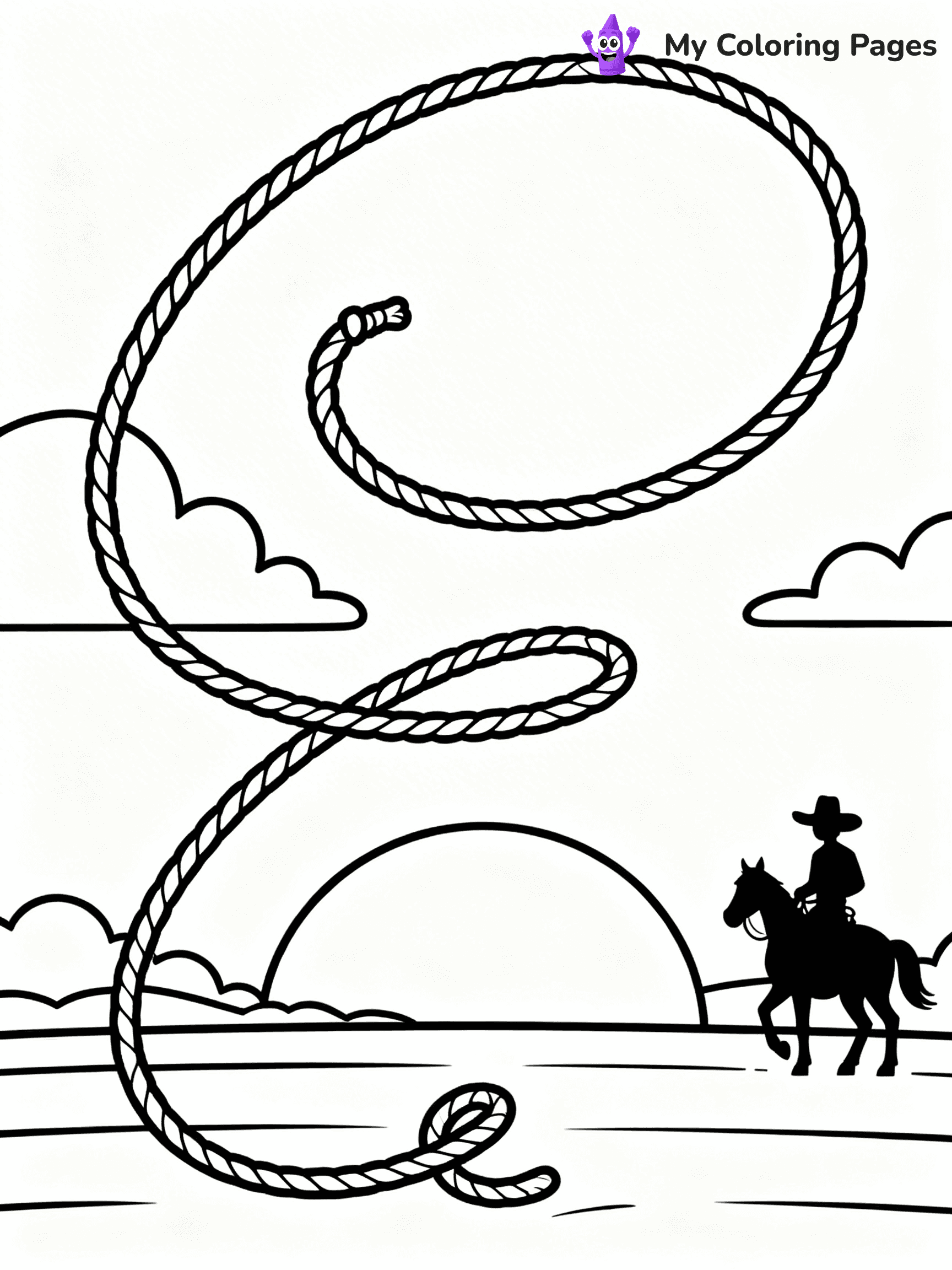 Rodeo Coloring Pages - 26