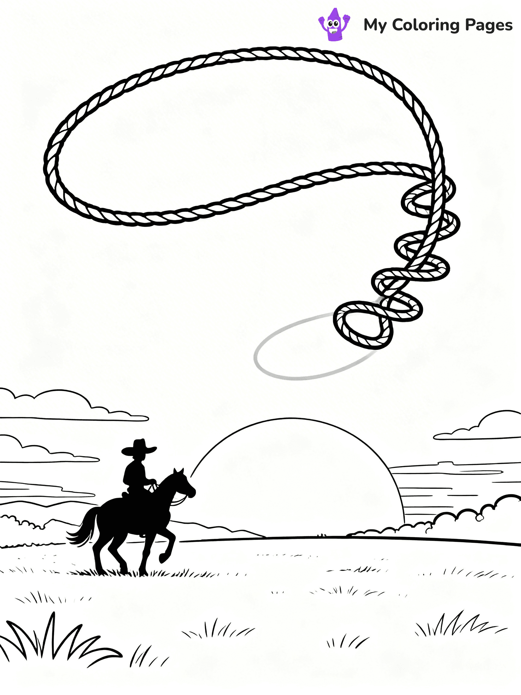 Rodeo Coloring Pages - 25
