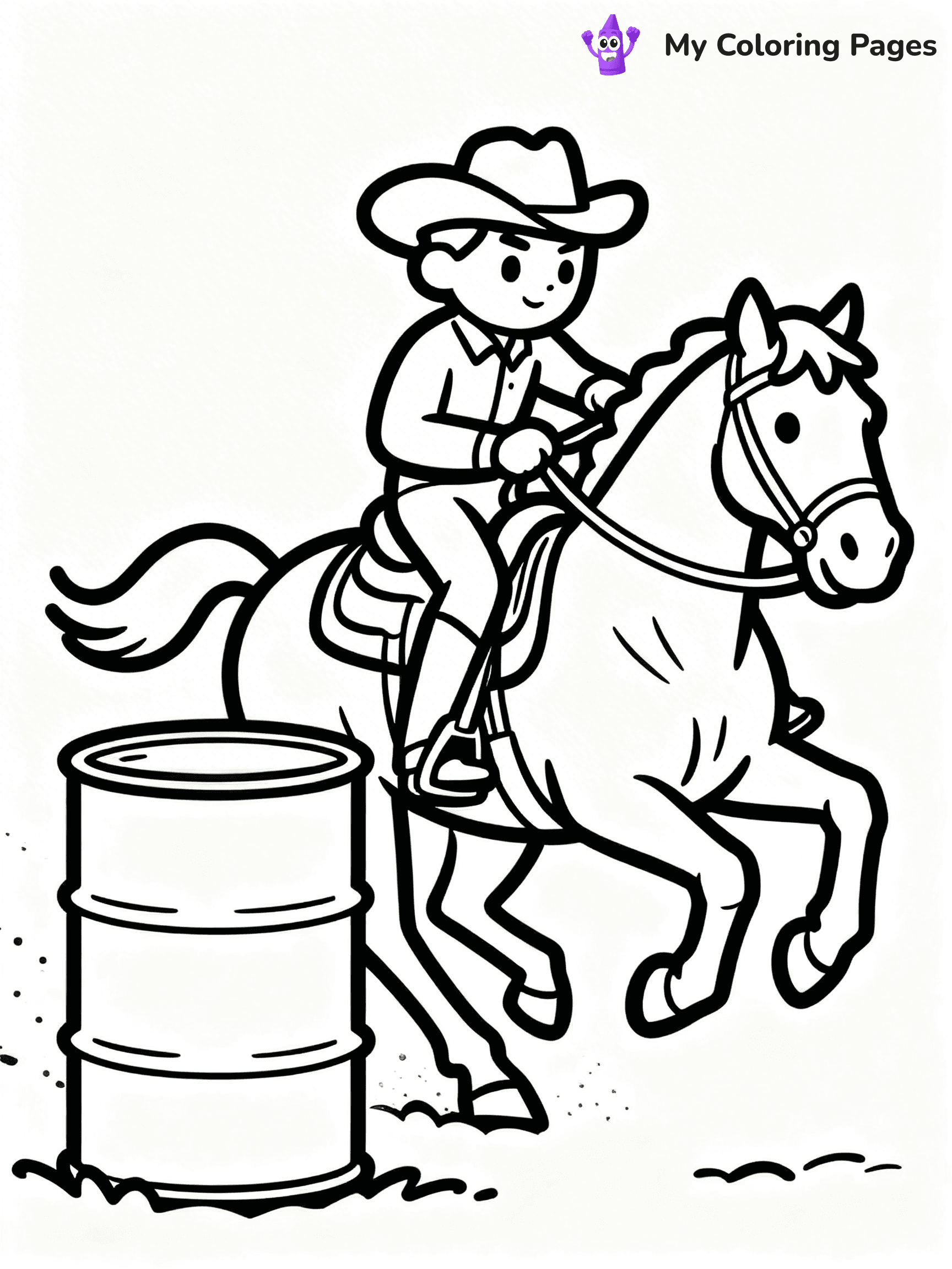 Rodeo Coloring Pages - 24