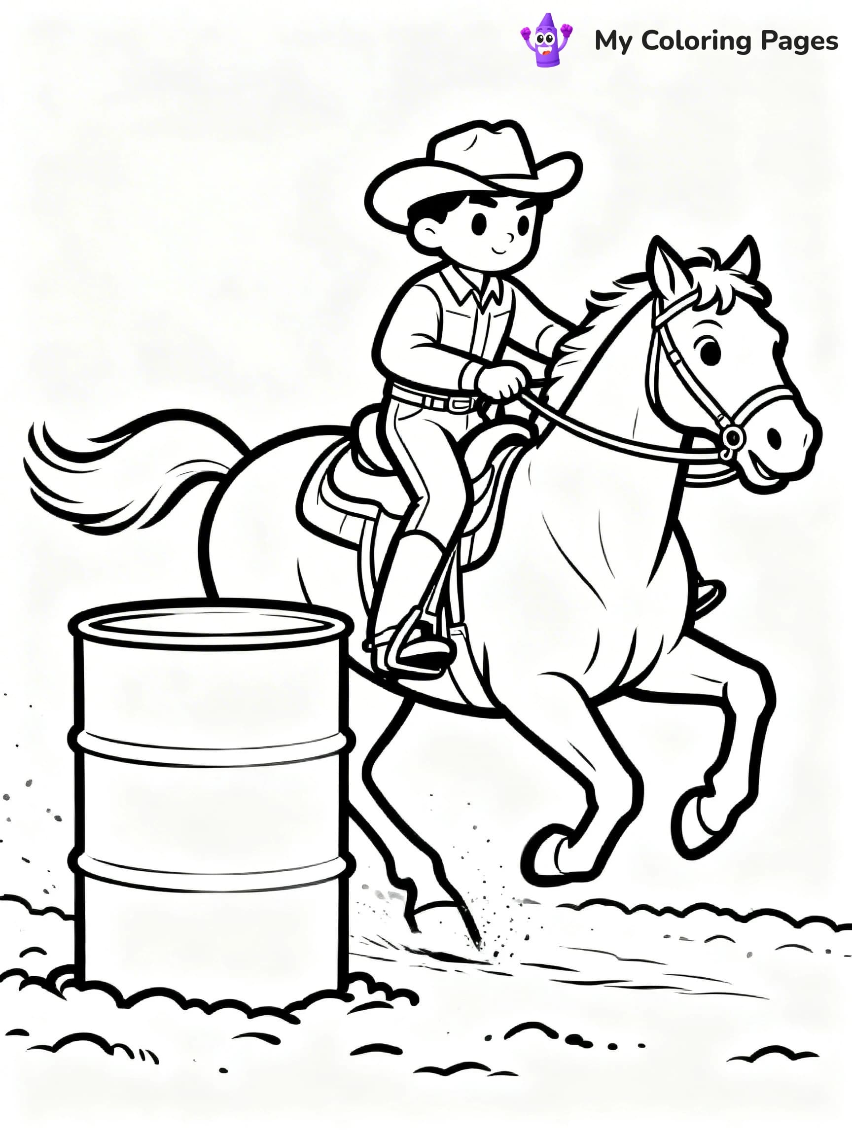 Rodeo Coloring Pages - 22