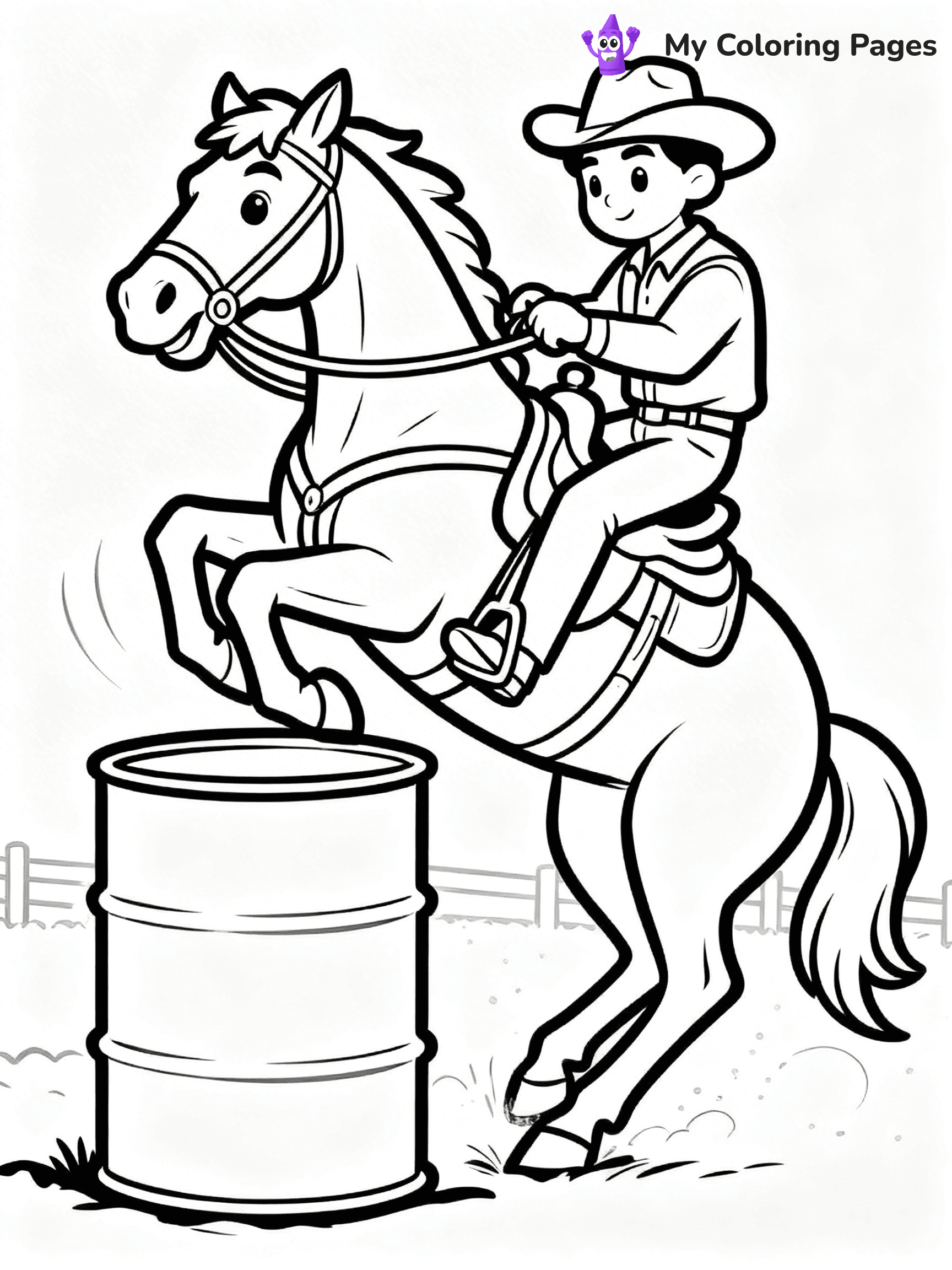 Rodeo Coloring Pages - 21