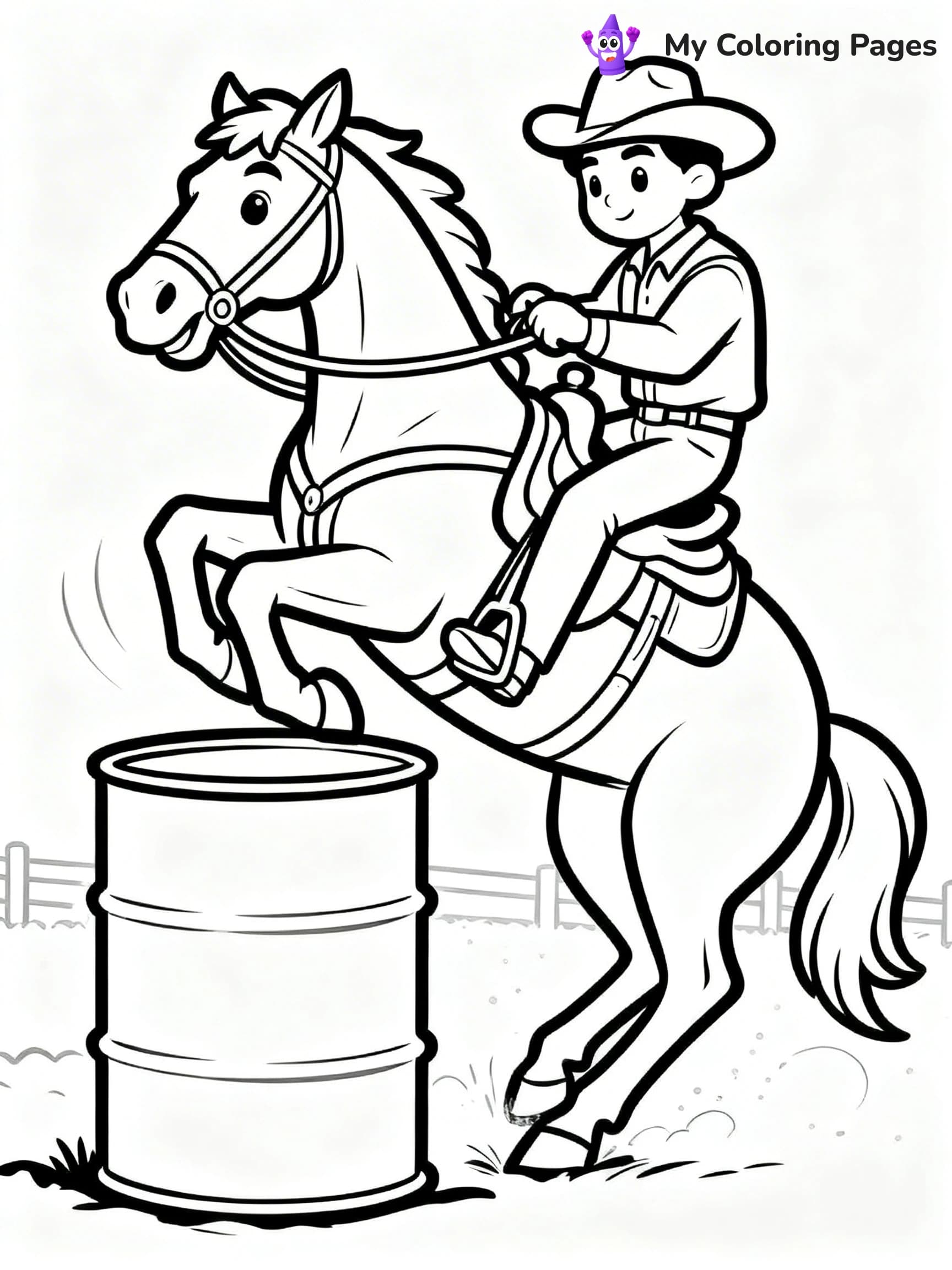 Rodeo Coloring Pages - 21