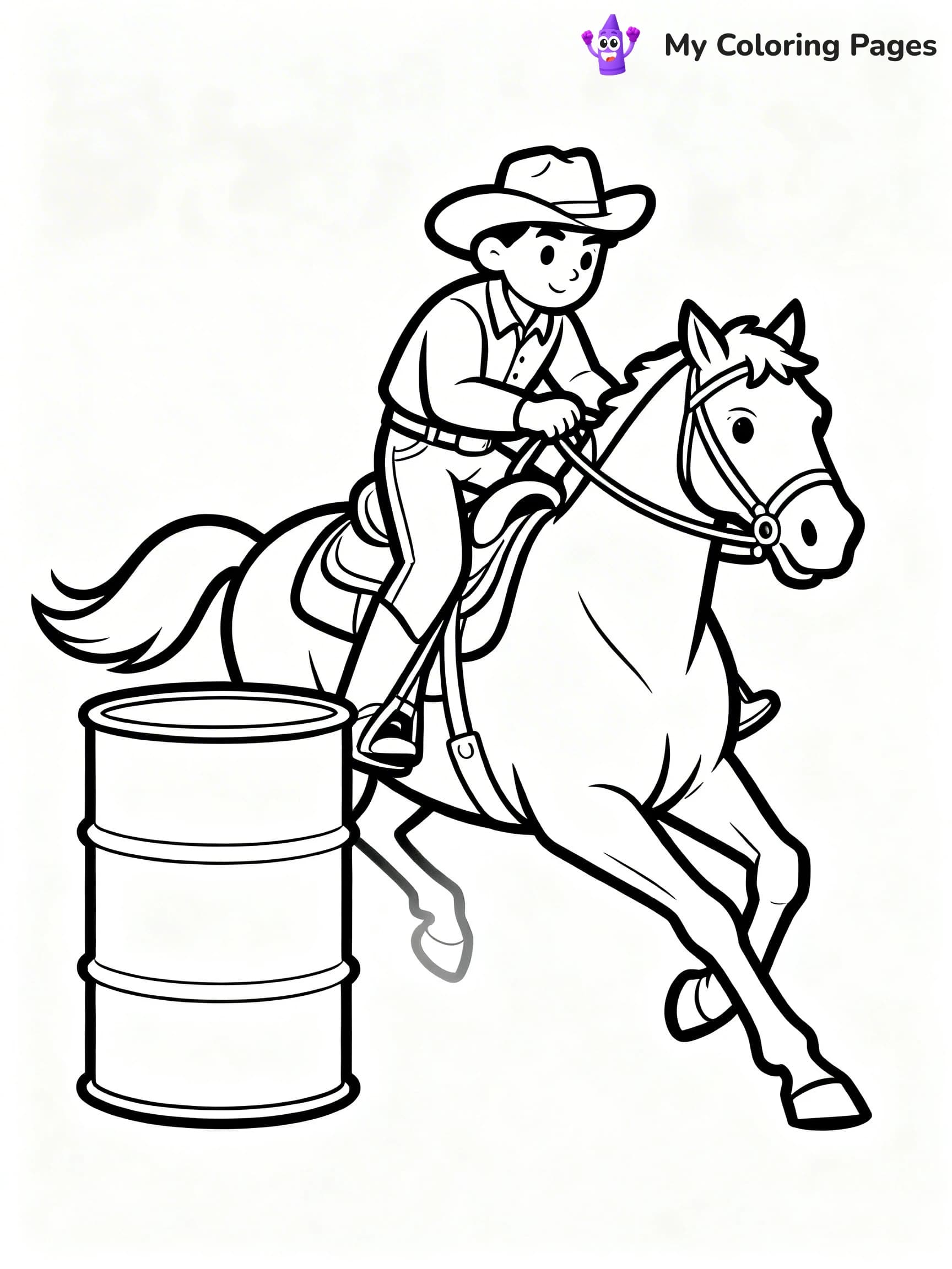 Rodeo Coloring Pages - 20
