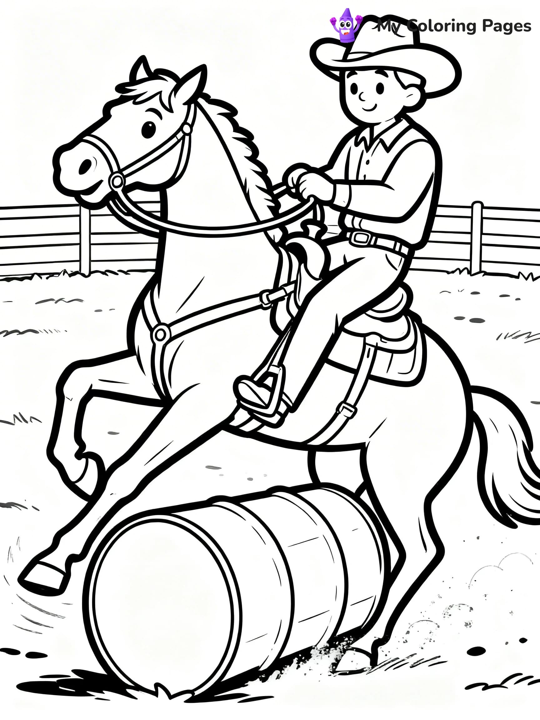 Rodeo Coloring Pages - 19
