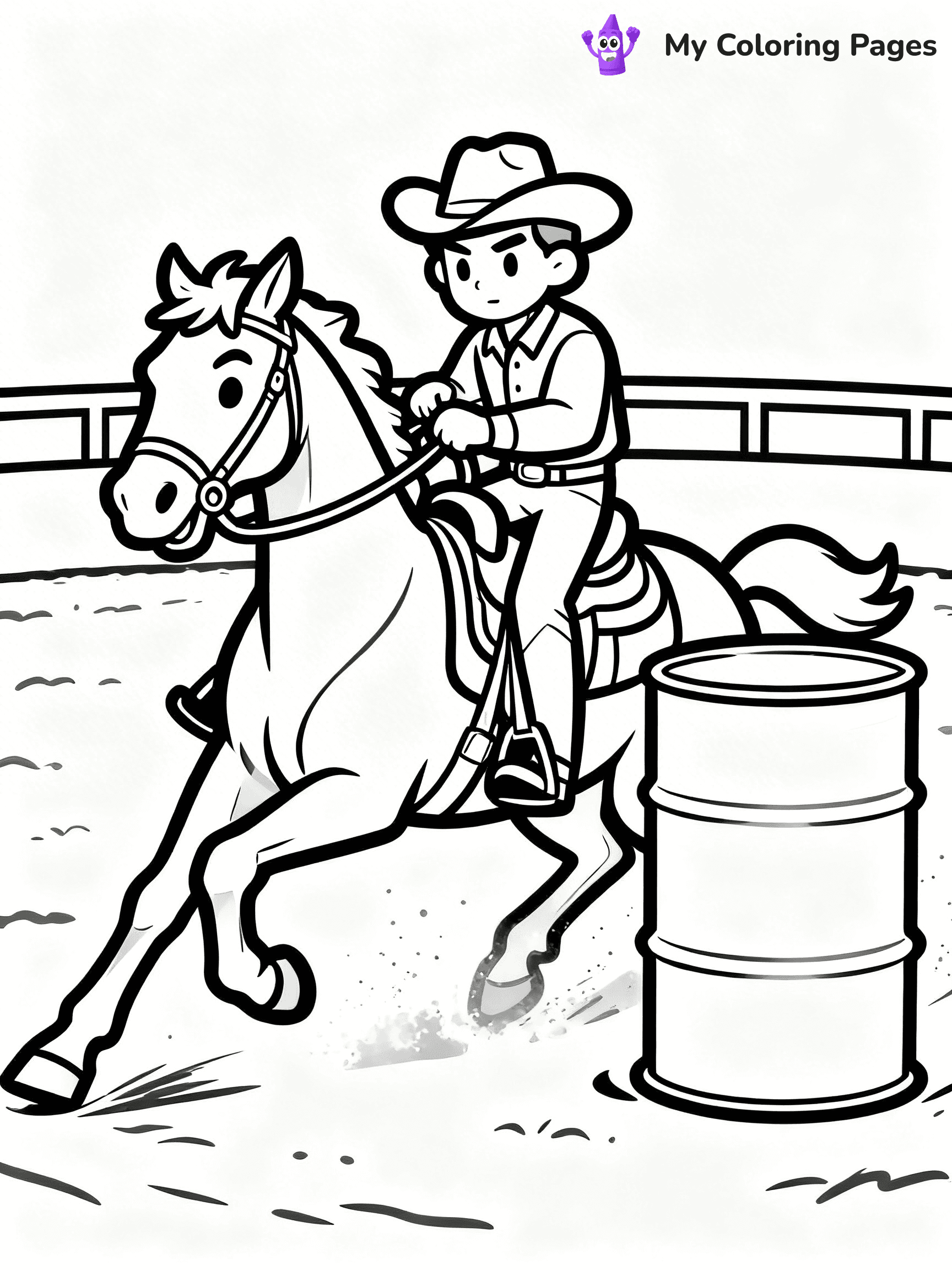 Rodeo Coloring Pages - 18