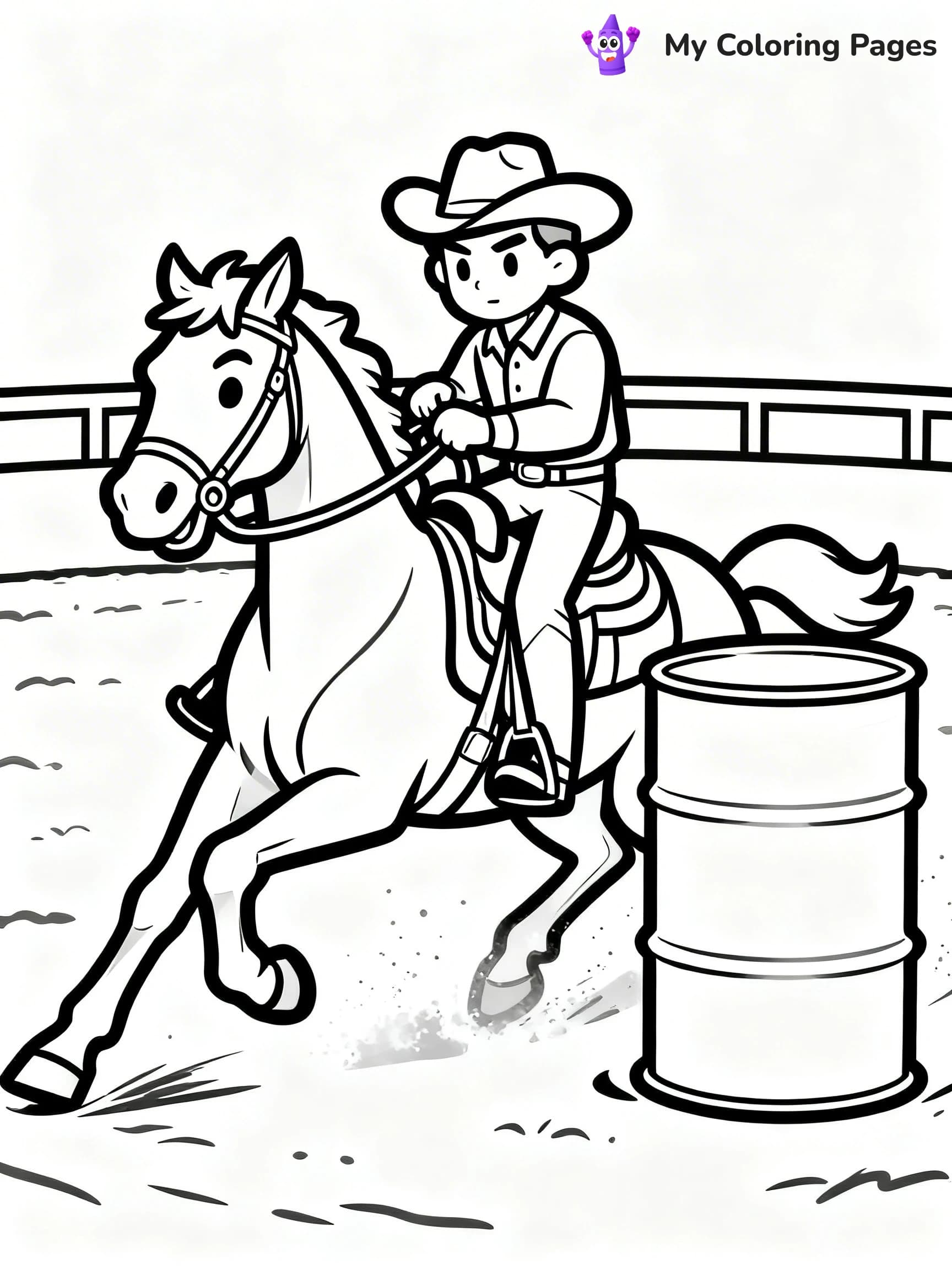 Rodeo Coloring Pages - 18