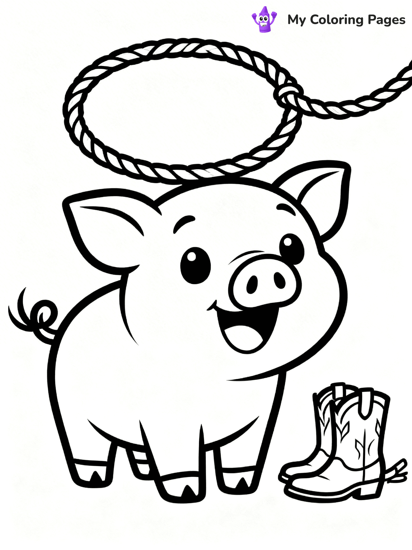 Rodeo Coloring Pages - 1