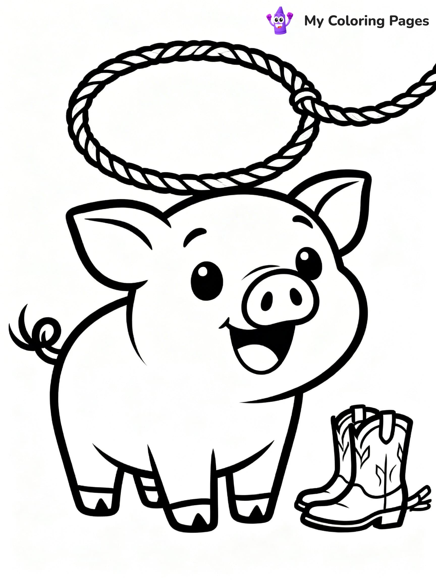 Rodeo Coloring Pages - 1