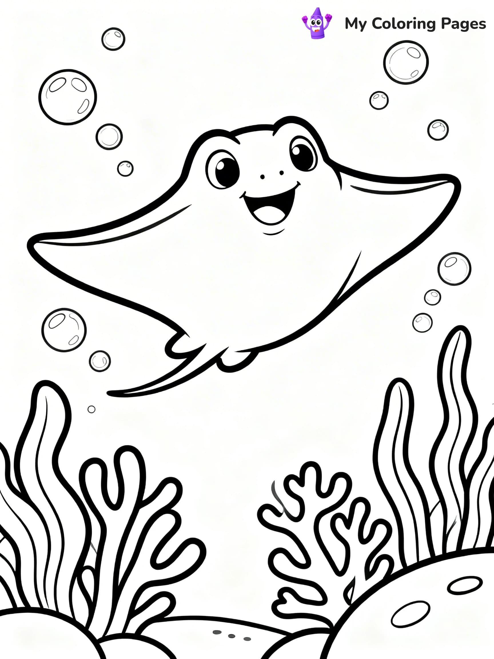 Stingray Coloring Pages - 20