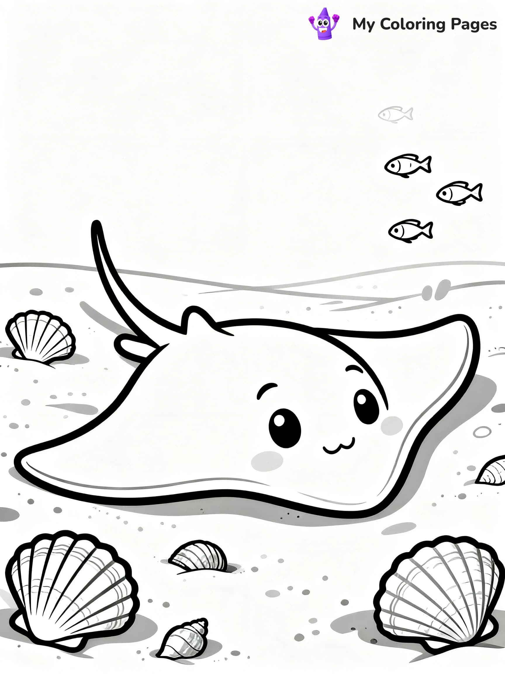 Stingray Coloring Pages - 17