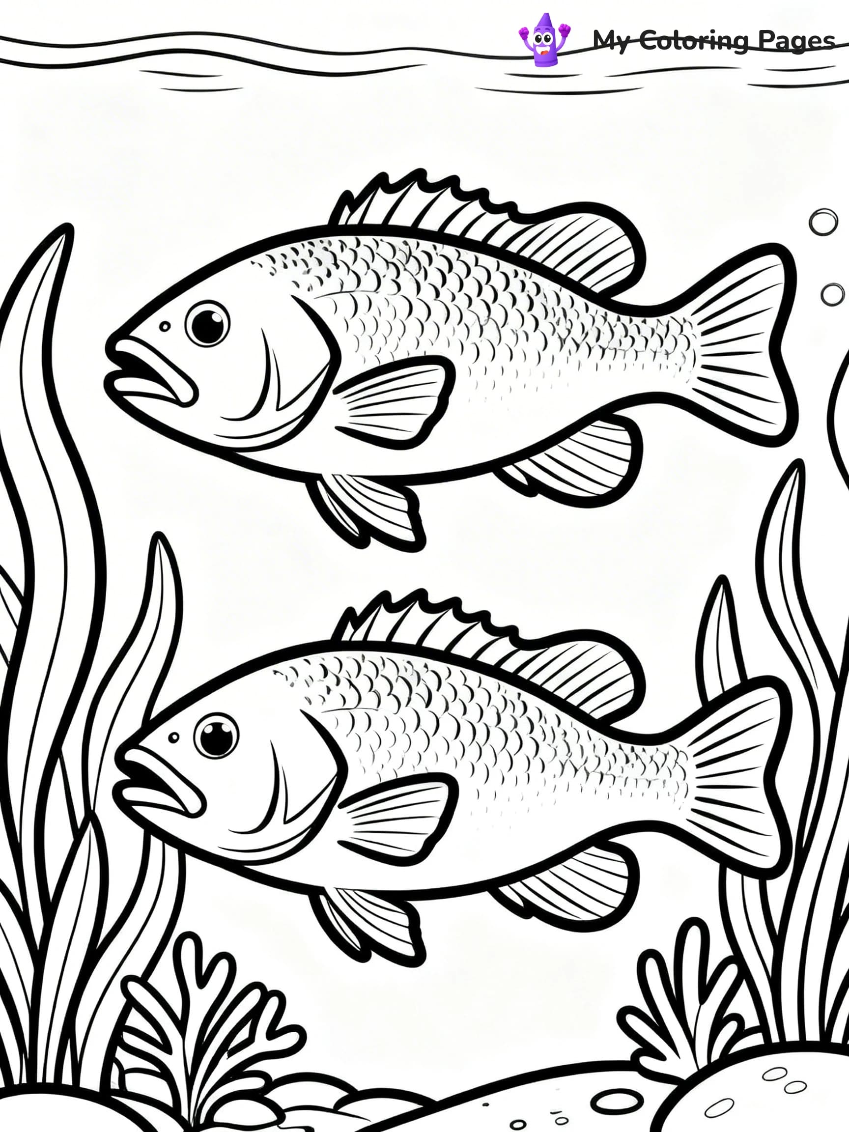 Bass Coloring Pages - 21