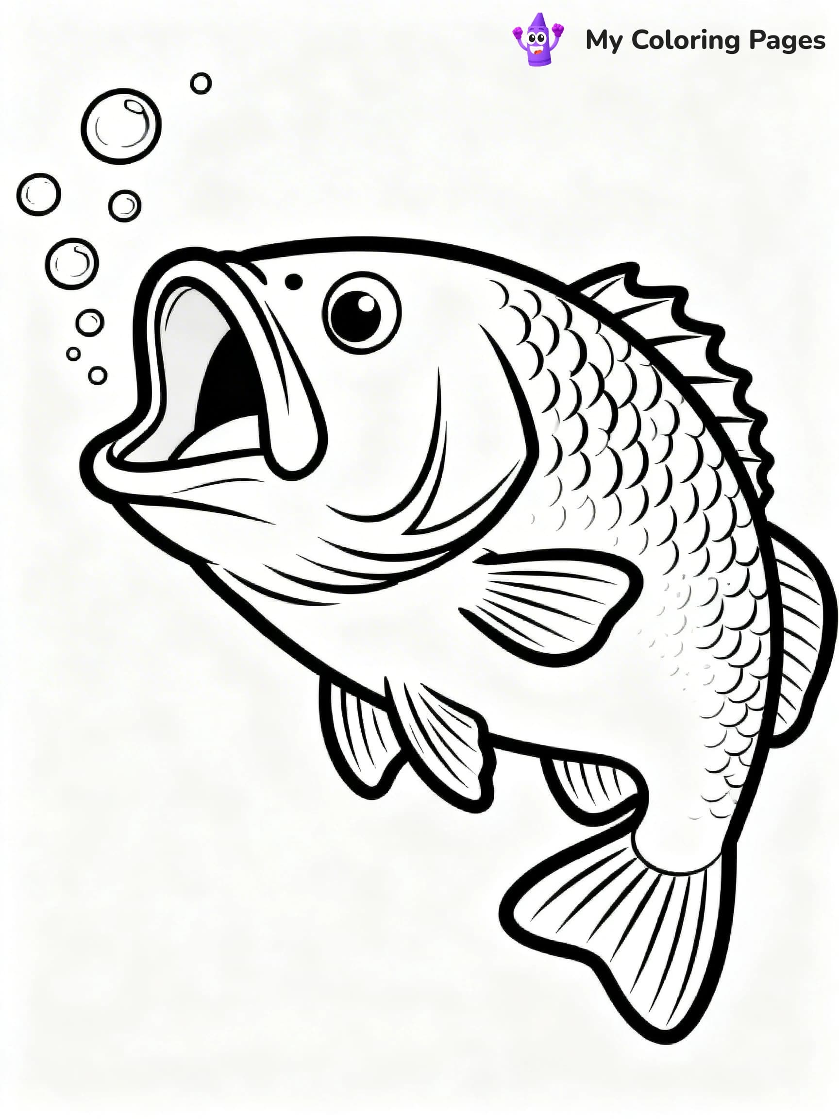Bass Coloring Pages - 18