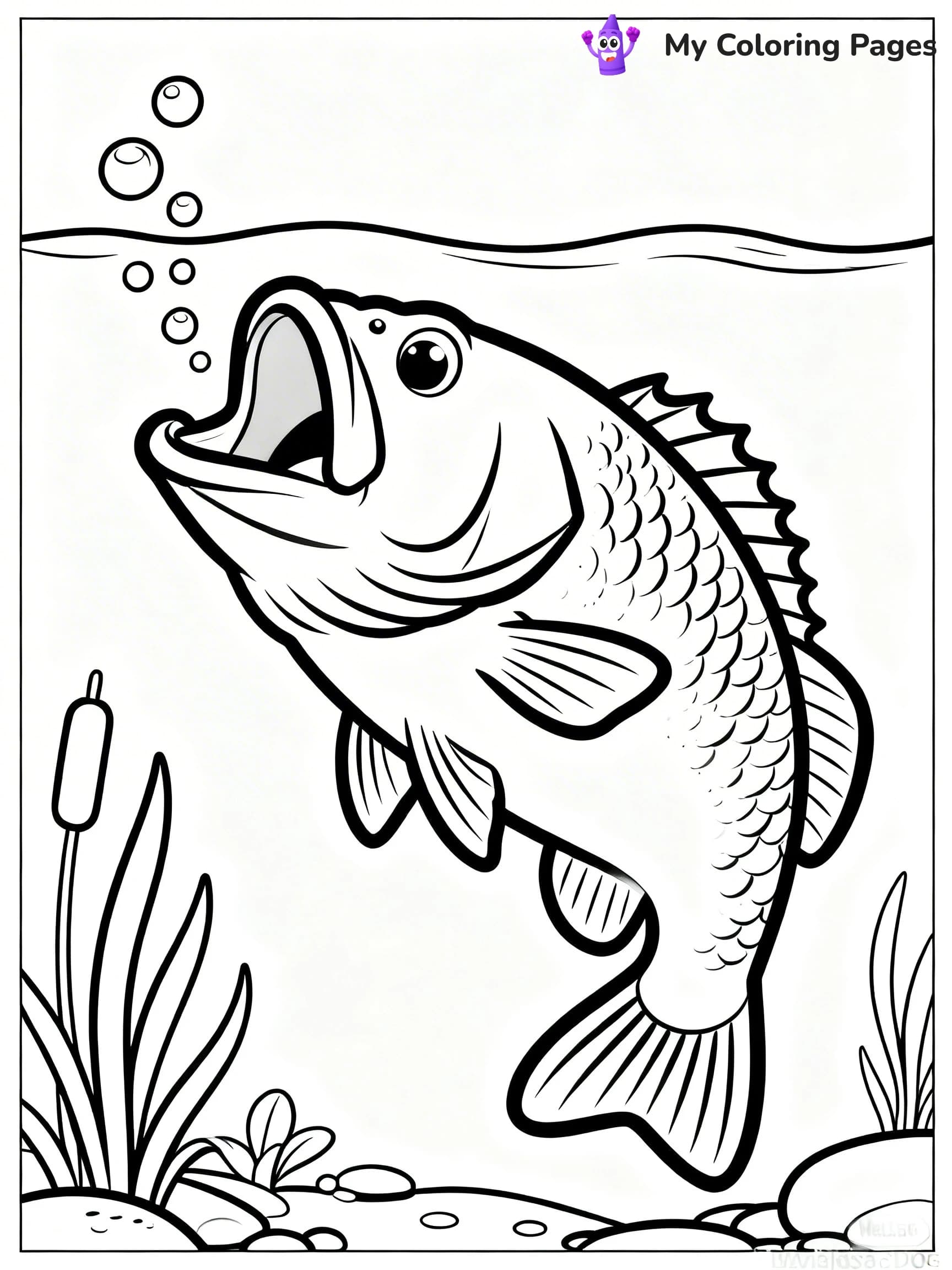 Bass Coloring Pages - 16