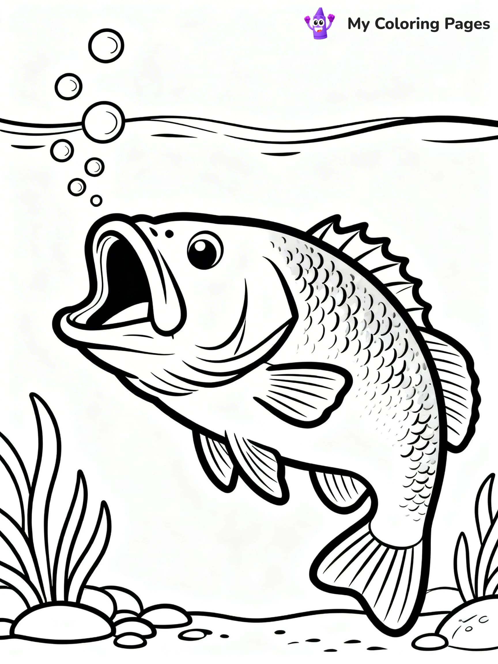 Bass Coloring Pages - 14