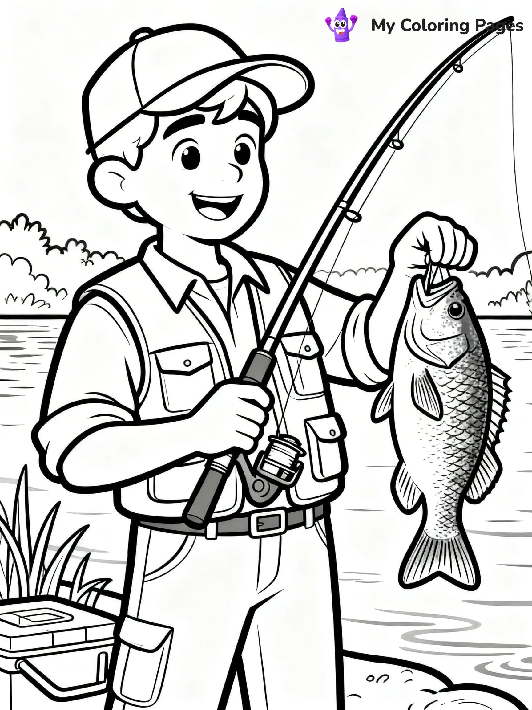 Bass Coloring Pages - 11