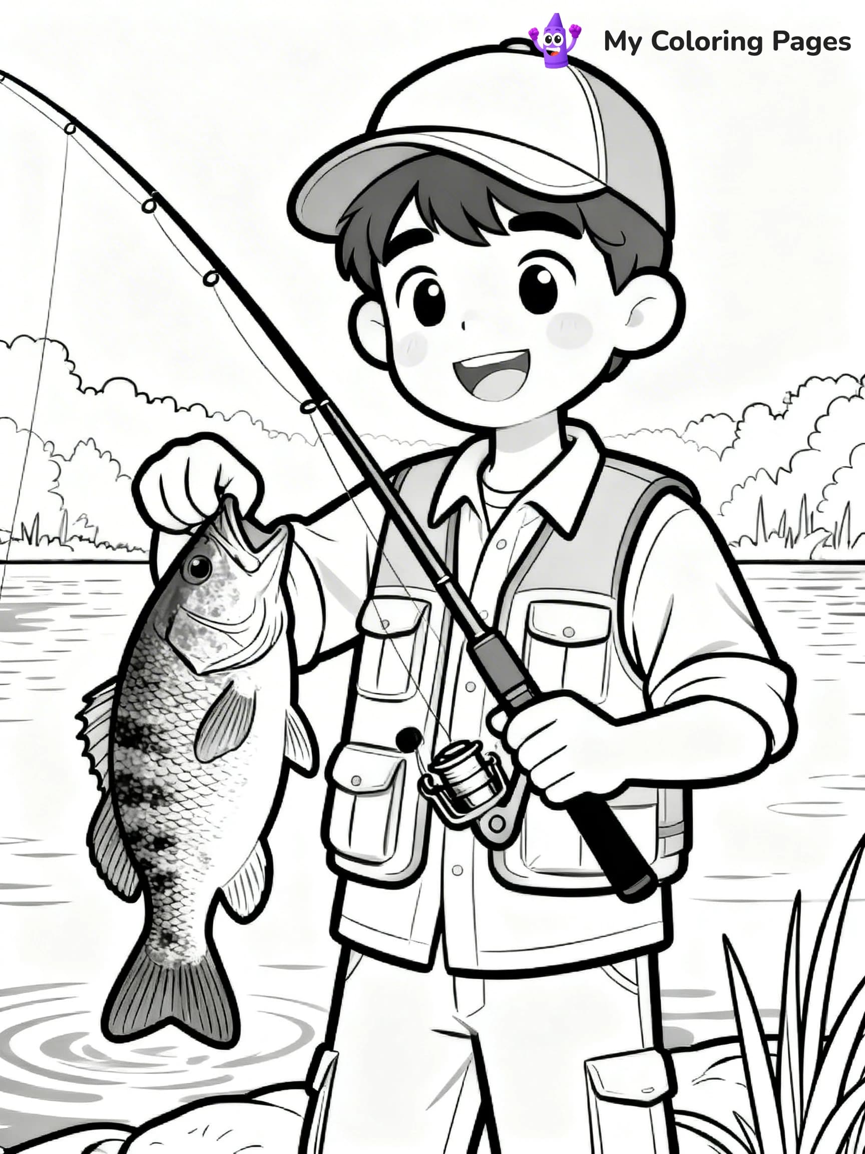Bass Coloring Pages - 9