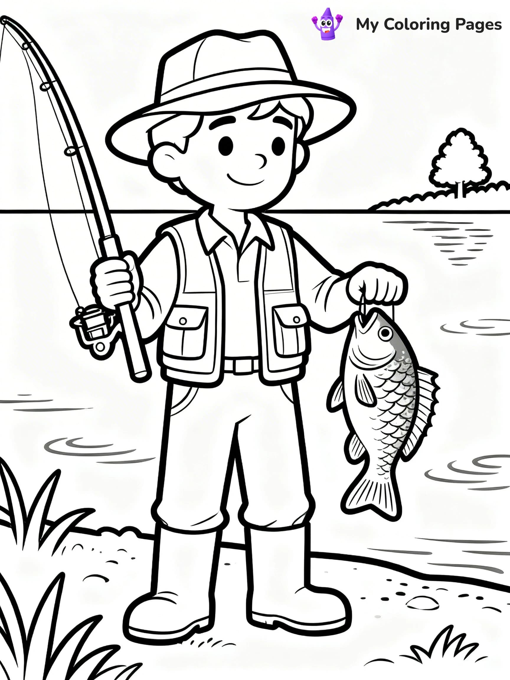 Bass Coloring Pages - 7