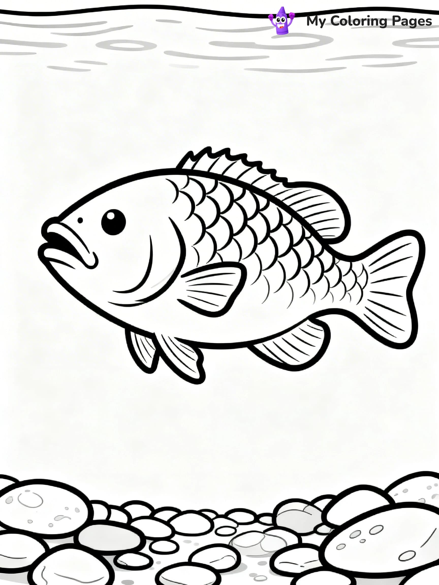 Bass Coloring Pages - 6