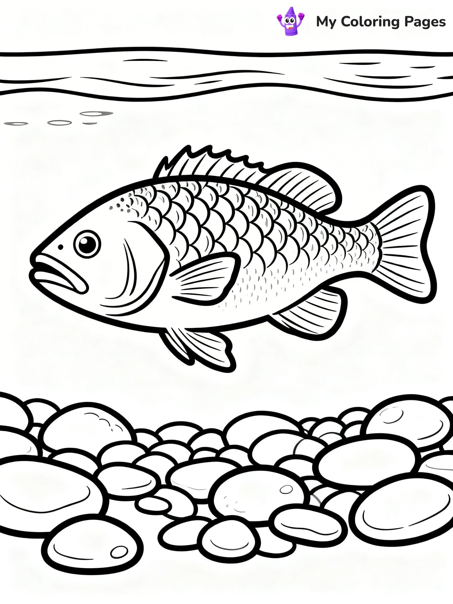 Bass Coloring Pages - 5