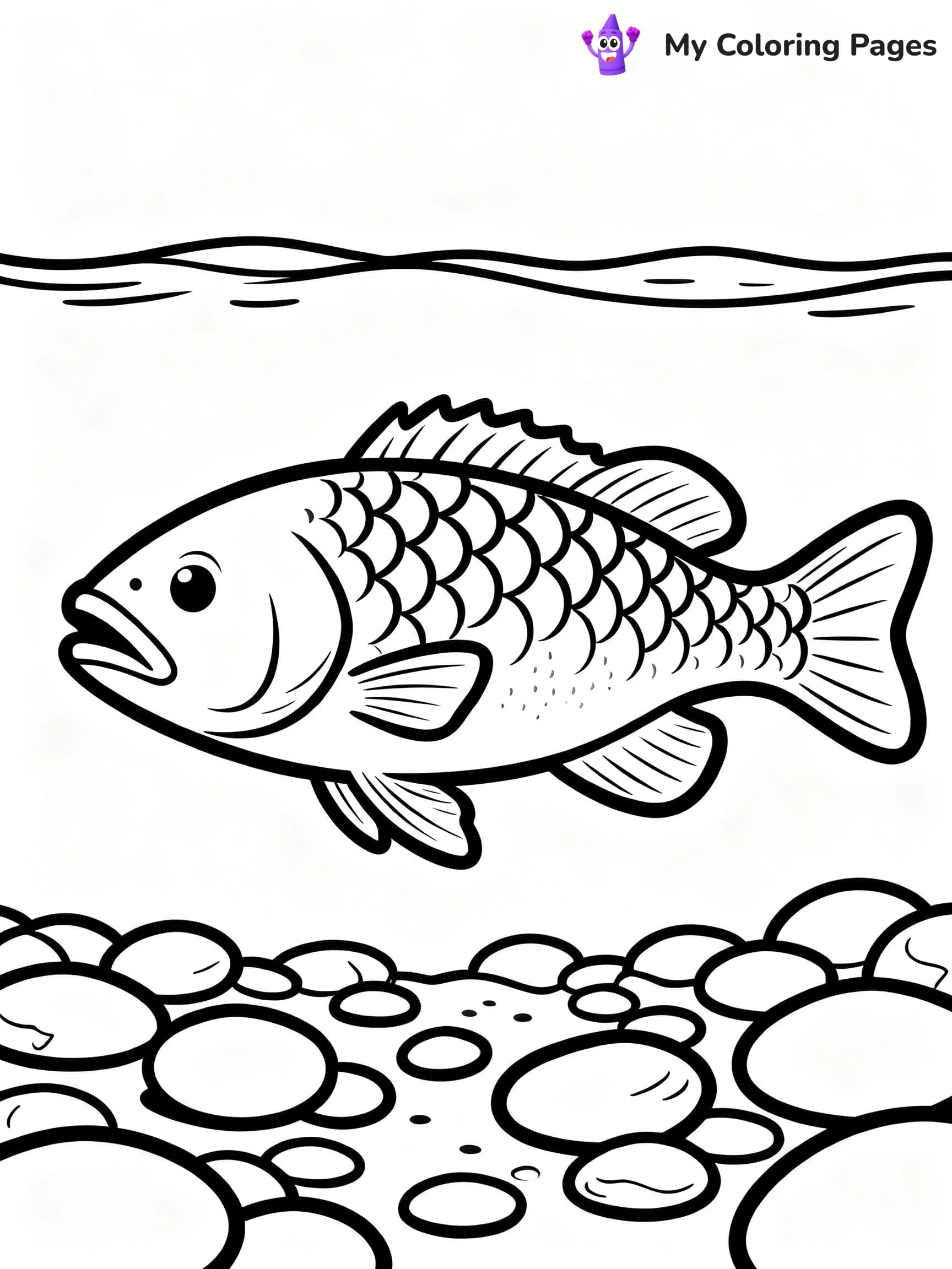 Bass Coloring Pages - 4