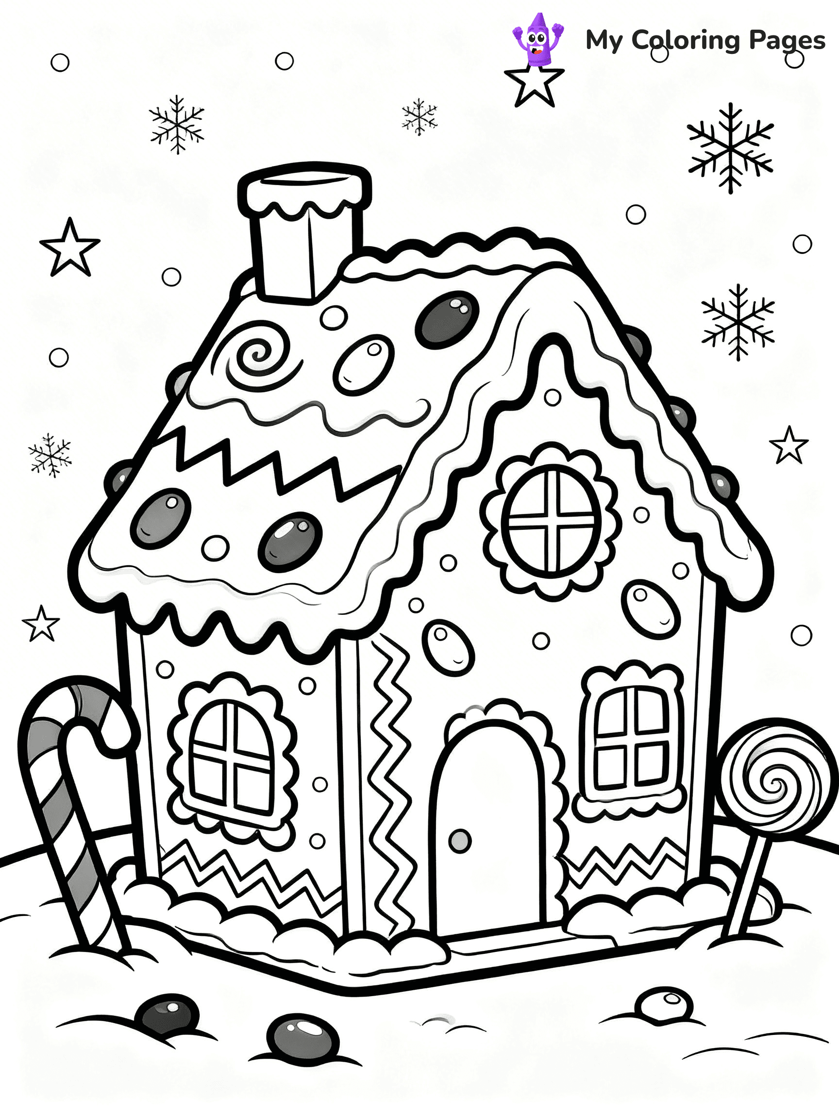 Christmas Ornaments Coloring Pages - 8