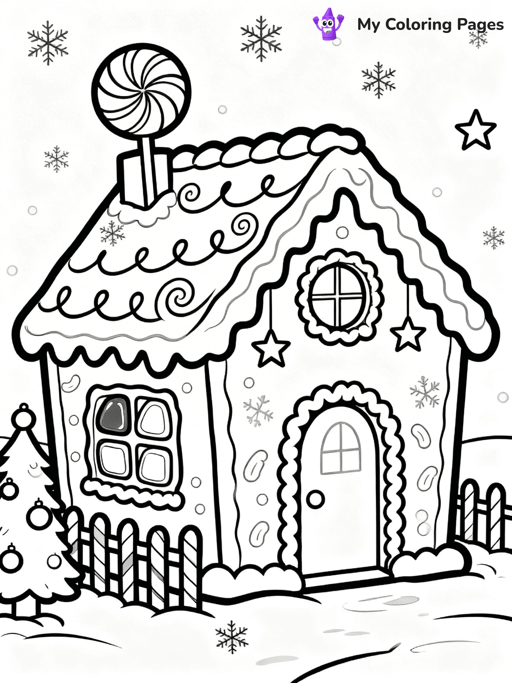 Christmas Ornaments Coloring Pages - 7