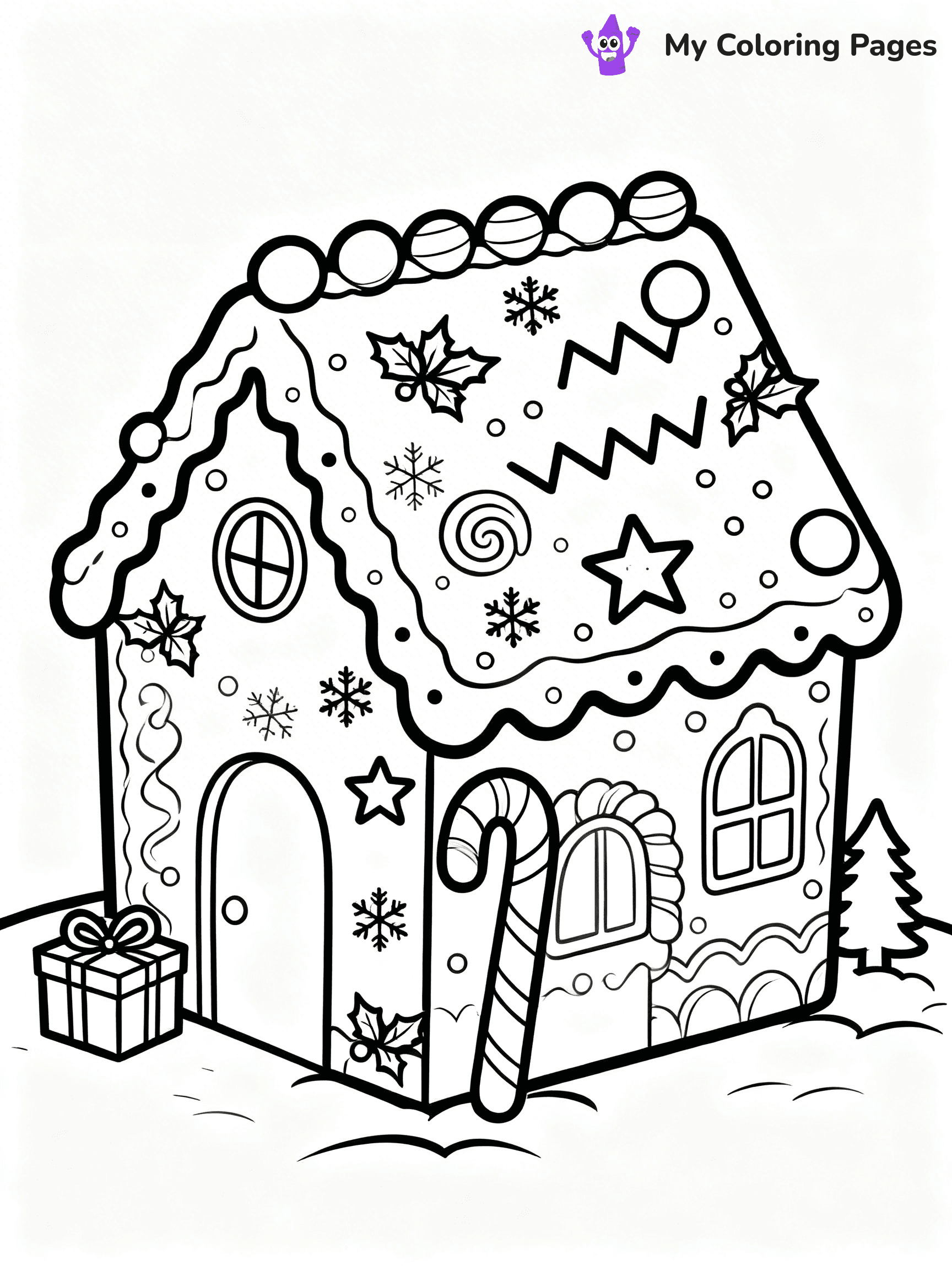 Christmas Ornaments Coloring Pages - 6