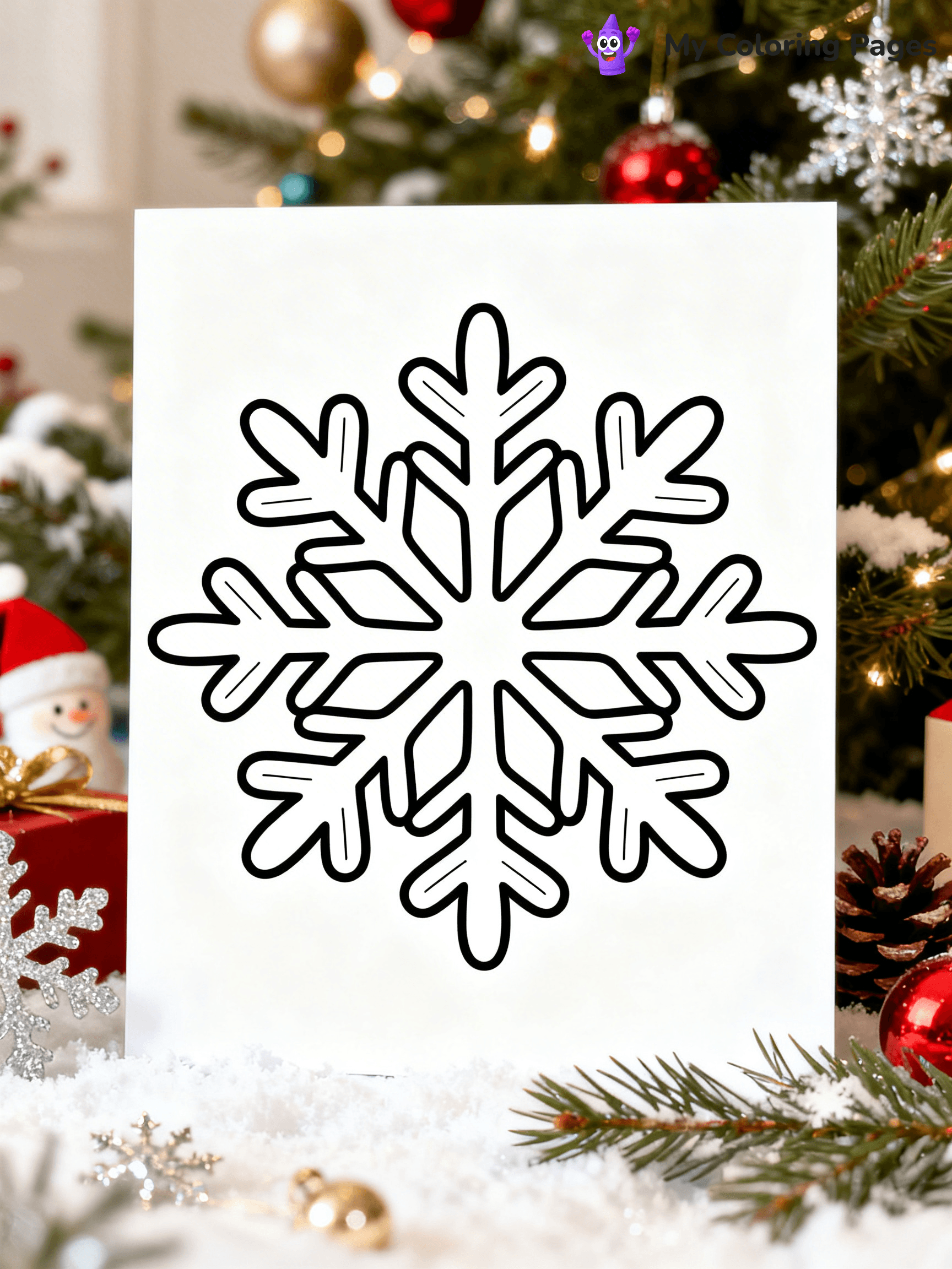 Christmas Ornaments Coloring Pages - 1